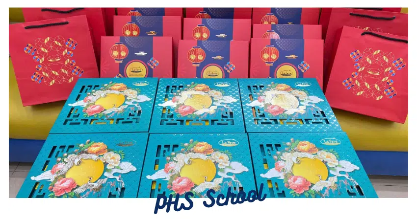 Thầy, cô PHS đón trung thu sớm.🤗🤗