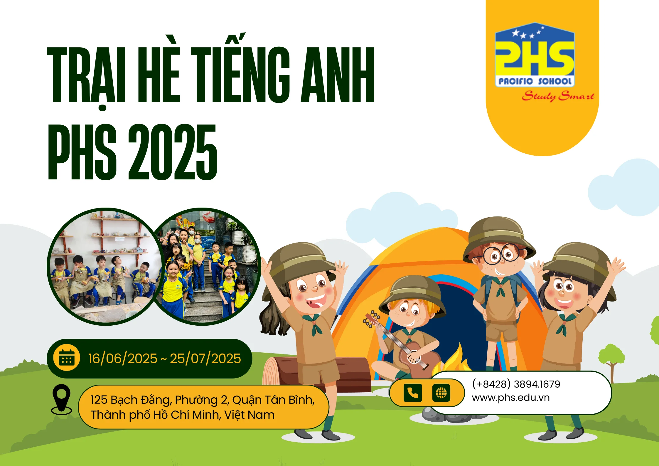 Trại hè tiếng Anh PHS 2025