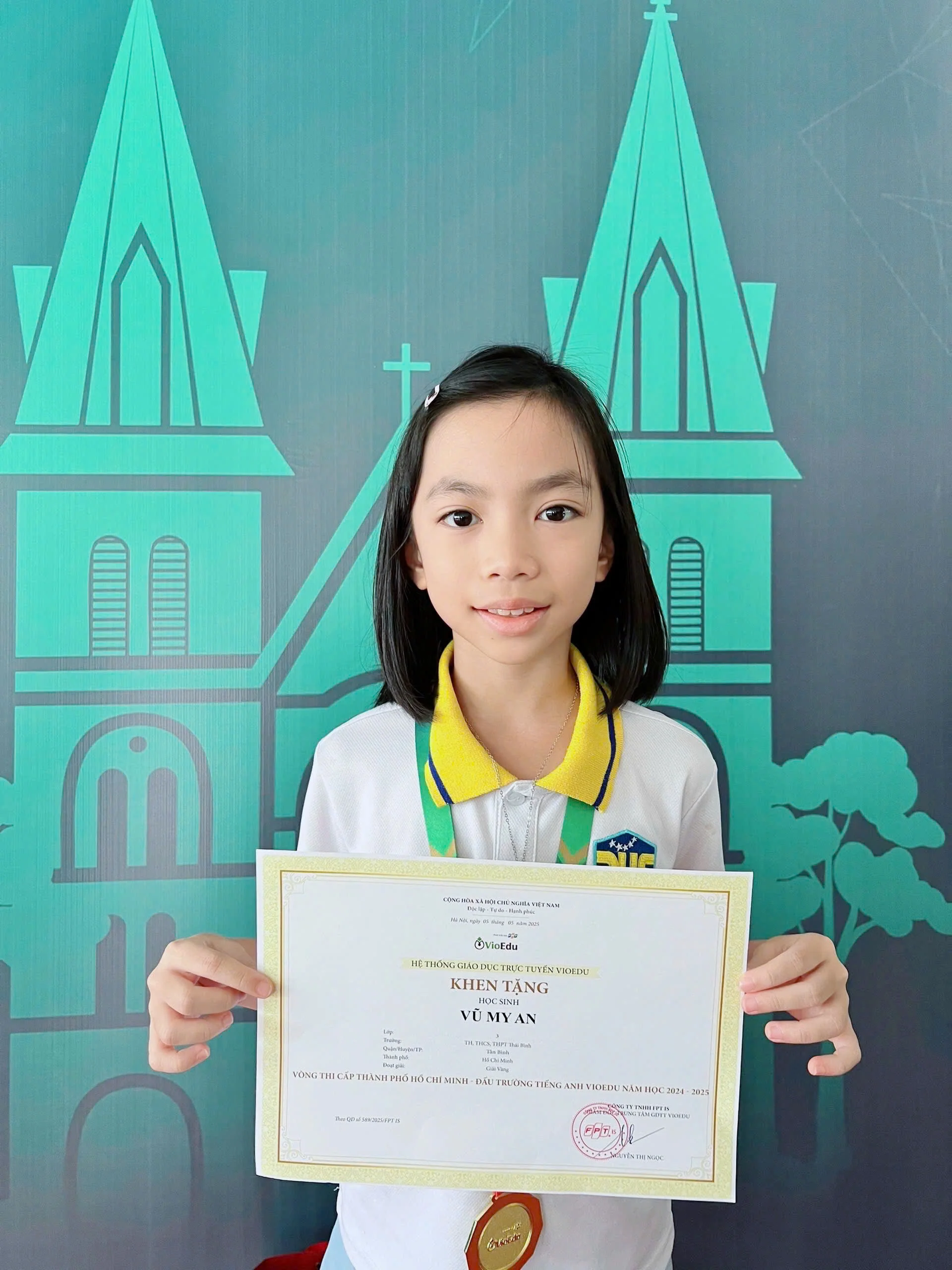 NGÔI SAO SÁNG PHS: GIẢI VÀNG VIOEDU THÀNH PHỐ