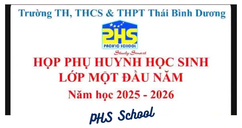 HỌP PHHS LỚP MỘT