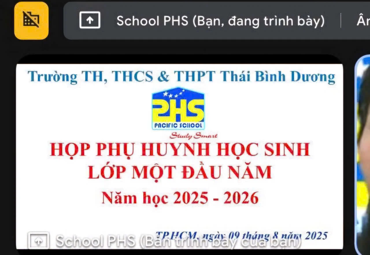 HỌP PHHS LỚP MỘT