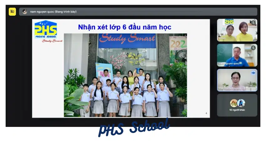 HỌP PHHS ĐẦU NĂM HỌC – KHỐI 6