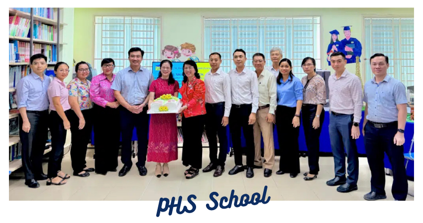 Party Secretary and Chairwoman of Tan Son Hoa Ward People’s Council Visit and Congratulate PHS on Vietnamese Teachers’ Day 💖