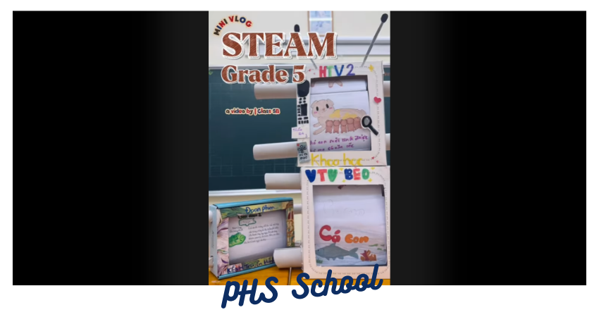 KHOA HỌC LỚP 5B: KHI KIẾN THỨC CÓ THỂ “XOAY” ĐƯỢC! 🎞️🎬