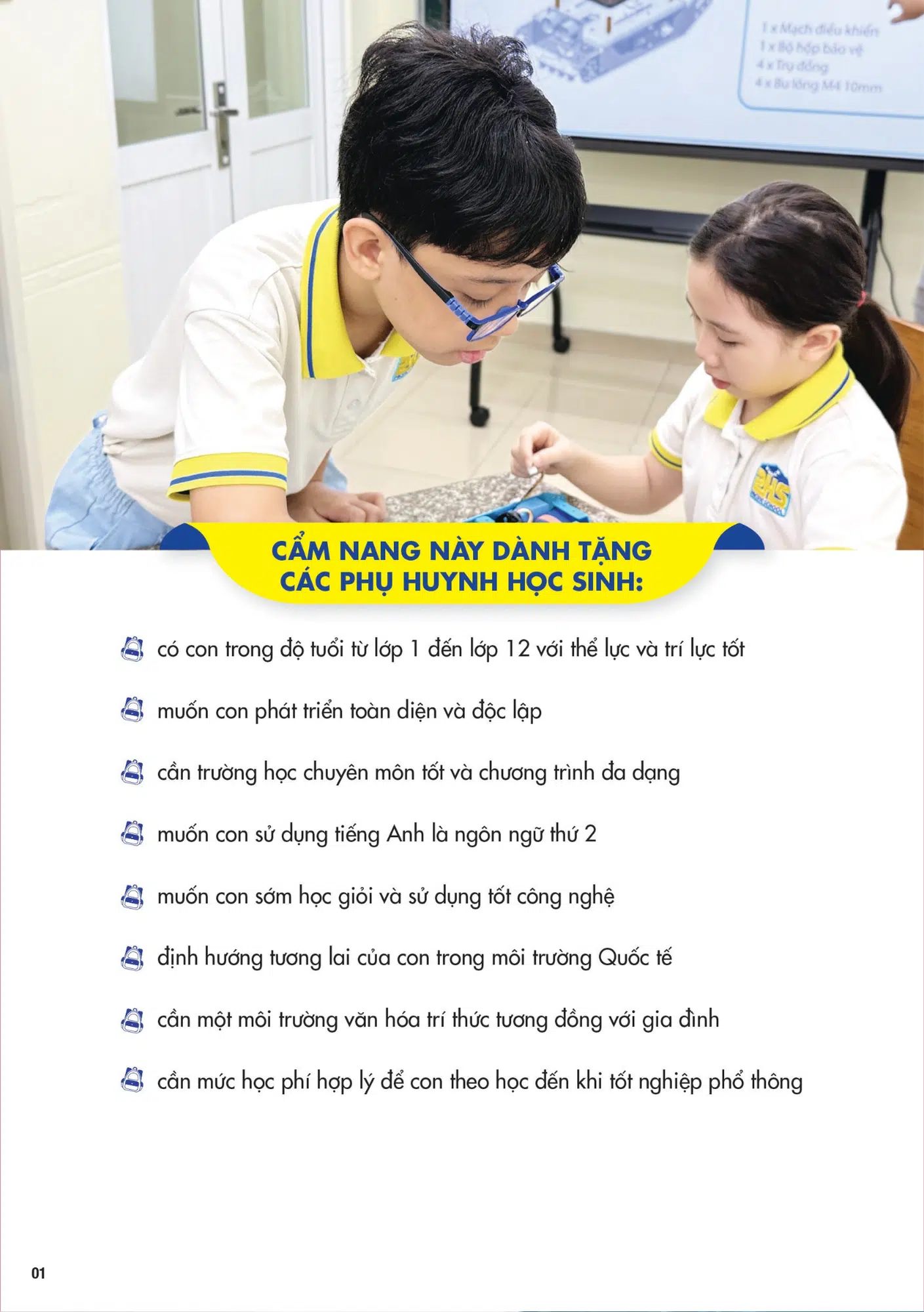 CẨM NANG DÀNH CHO PHỤ HUYNH