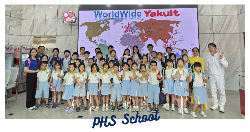 🍼 MỘT NGÀY “LÀM KHOA HỌC” TẠI YAKULT CỦA HỌC SINH LỚP 1 PHS