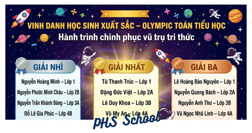 🚀 HONORING THE OUTSTANDING “ASTRONAUTS” OF THE PHS 2026 PRIMARY MATH OLYMPICS! 🪐