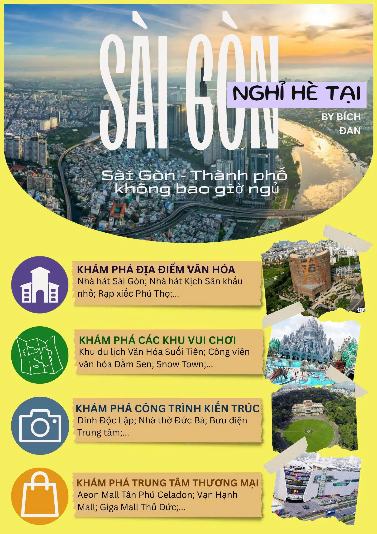 TẠP CHÍ “TÔI YÊU SÀI GÒN” SỐ THỨ 6: NGHỈ HÈ TẠI SÀI GÒN