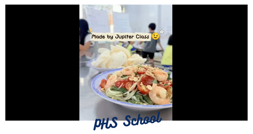 🥗 COOKING CLASS: JUPITER CLASS MAKES COLORFUL SOM TUM SALAD!