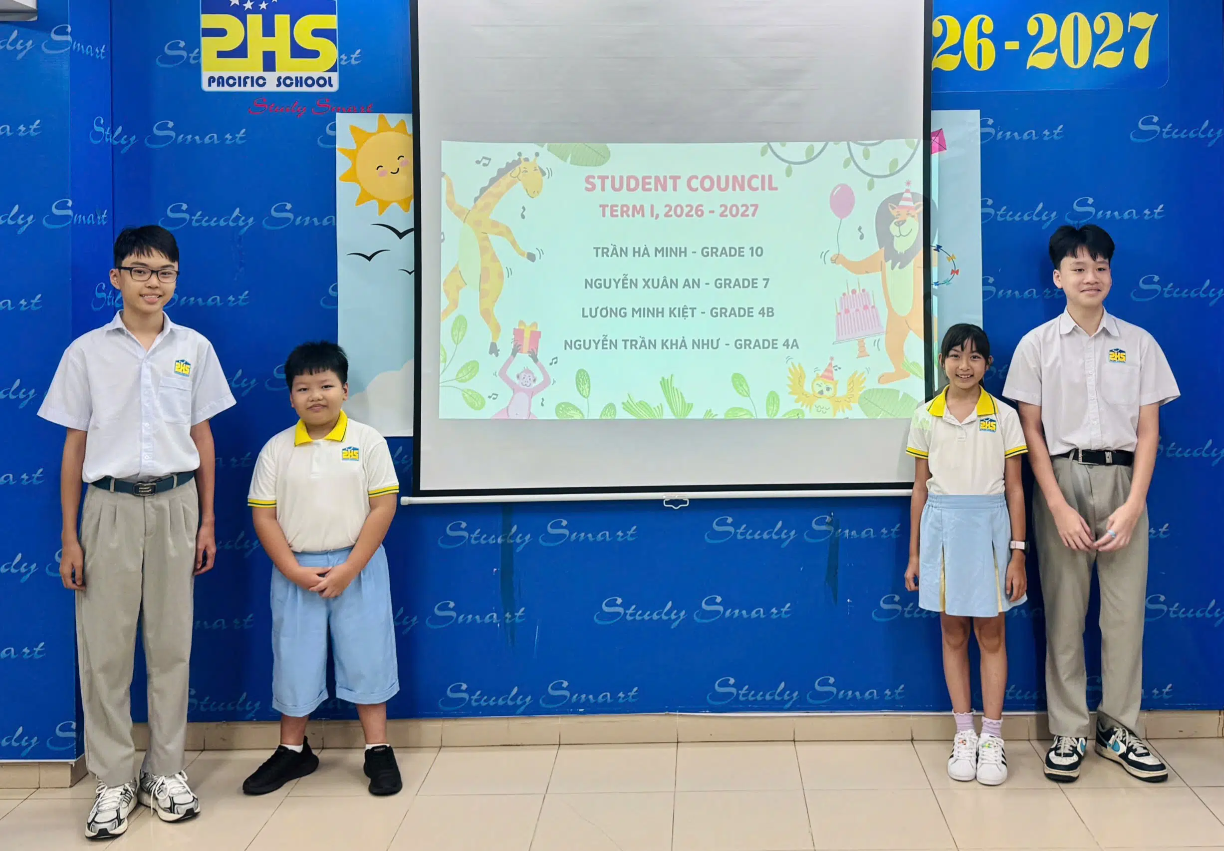 BAN CHẤP HÀNH HỘI HỌC SINH PHS HỌC KỲ I NĂM HỌC 2026 - 2027