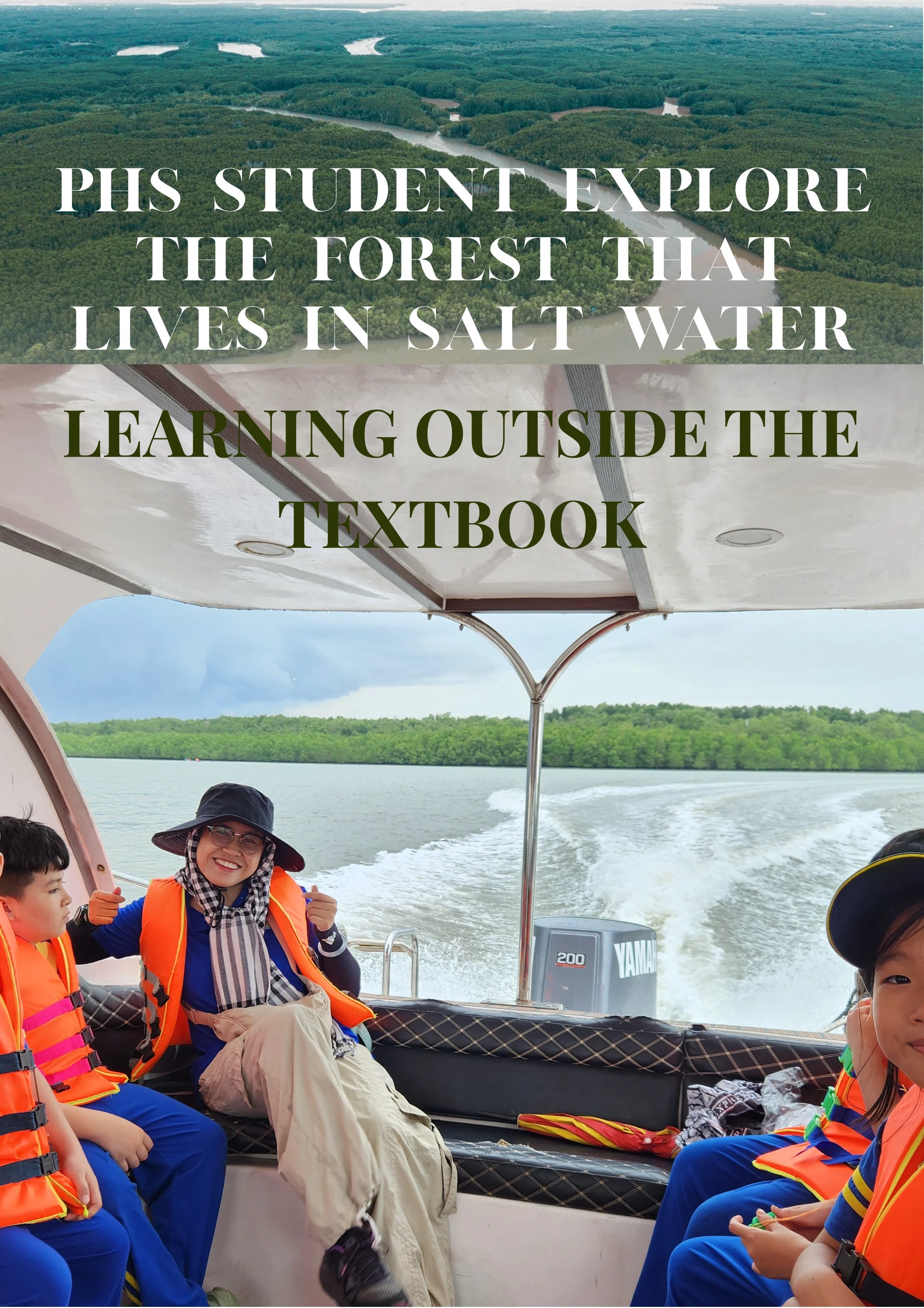 Studying at Can Gio mangrove biosphere reserve