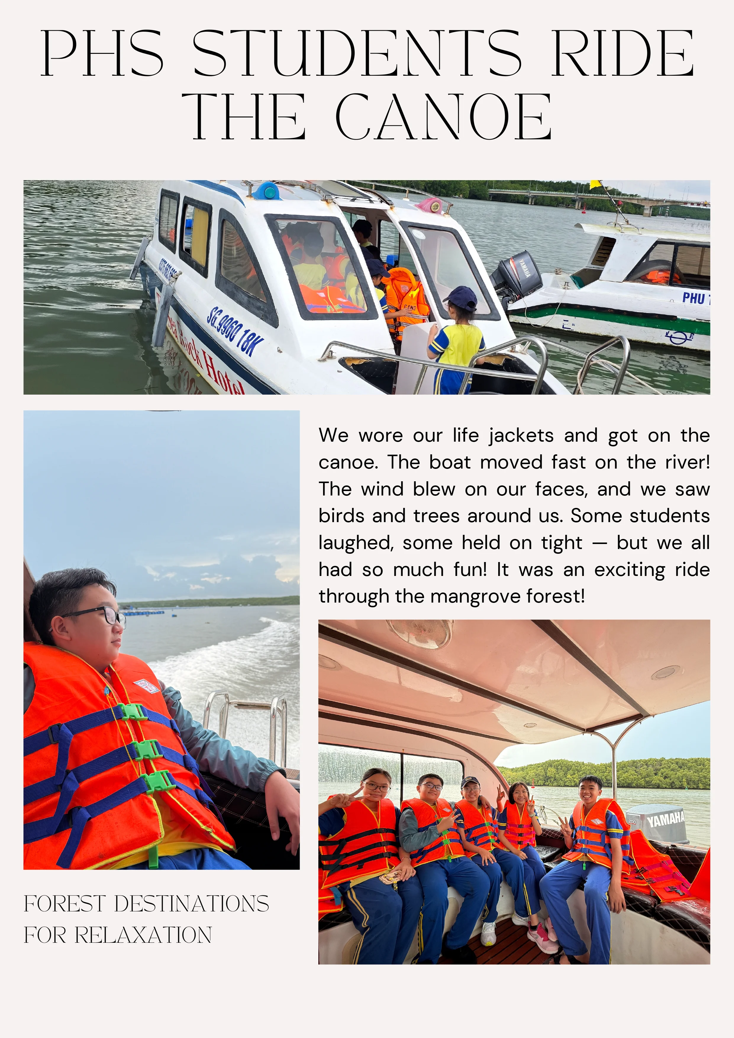 Studying at Can Gio mangrove biosphere reserve