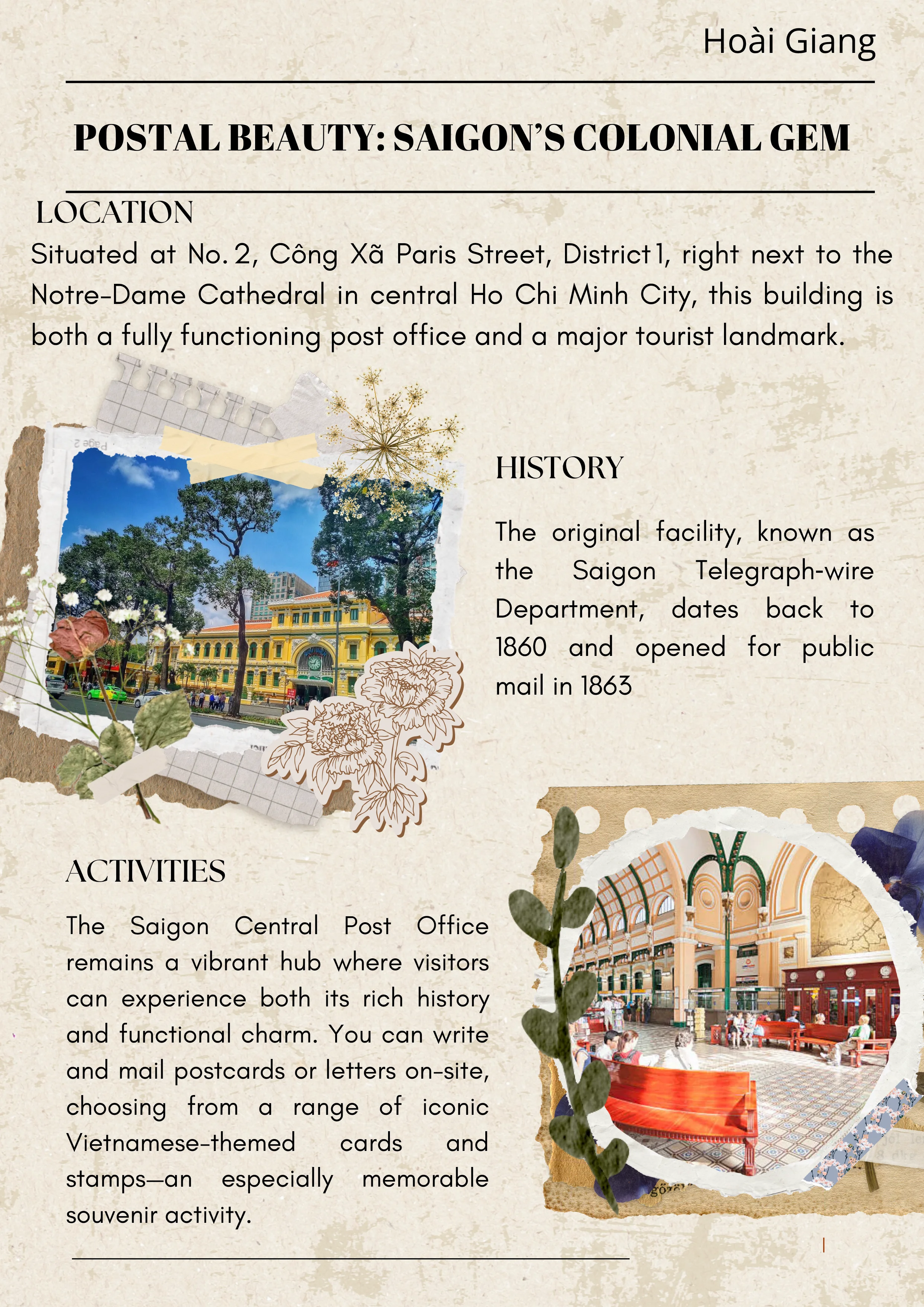 Saigon Centre Post Office: A journey back in time