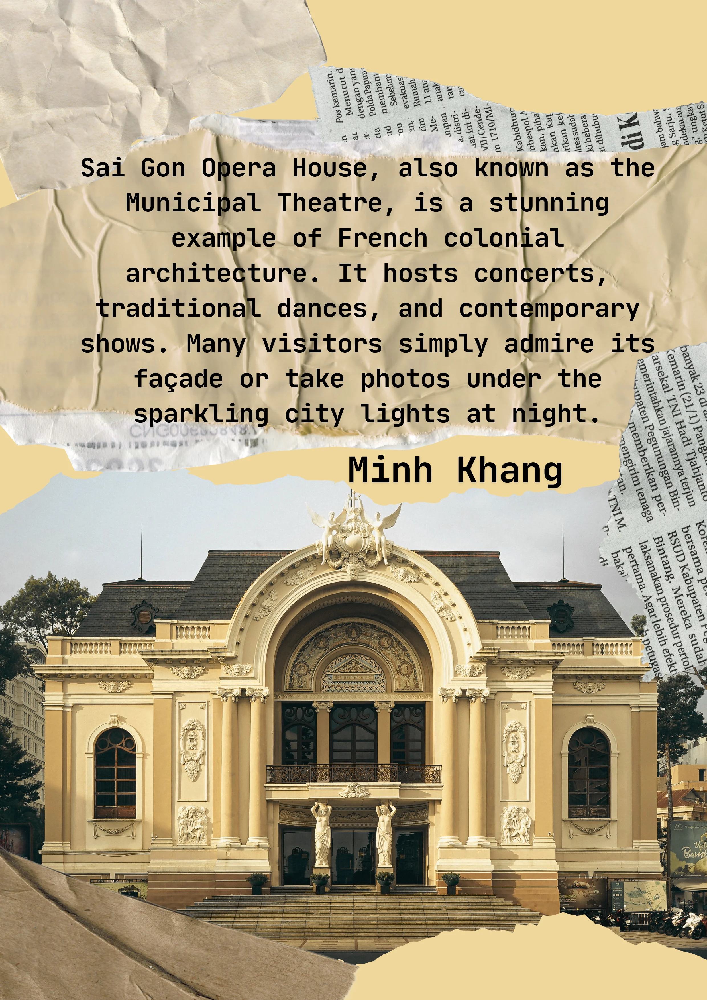 Saigon Opera House: The elegant stage of culture