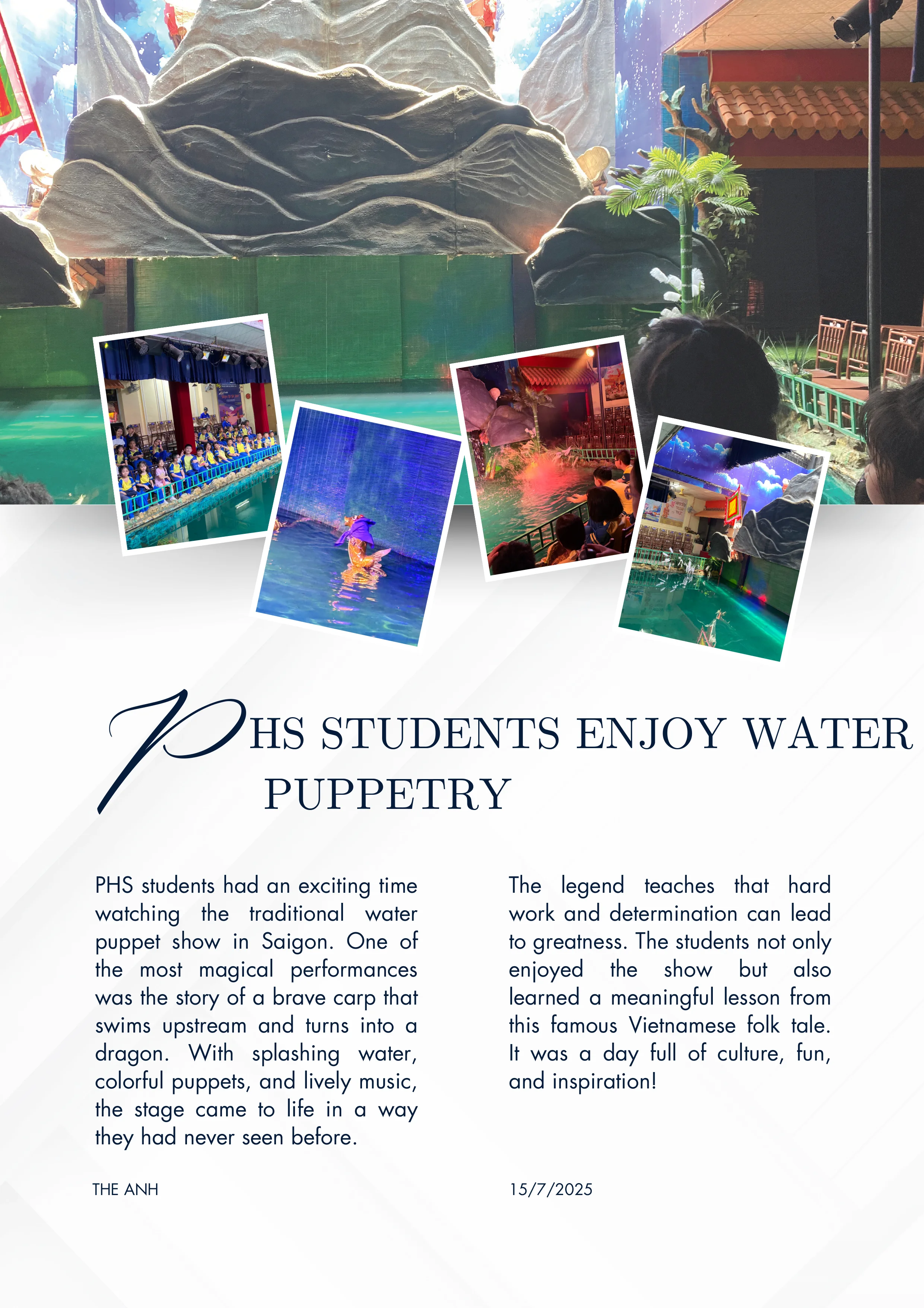 The Art of Water Puppetry in Sai Gon