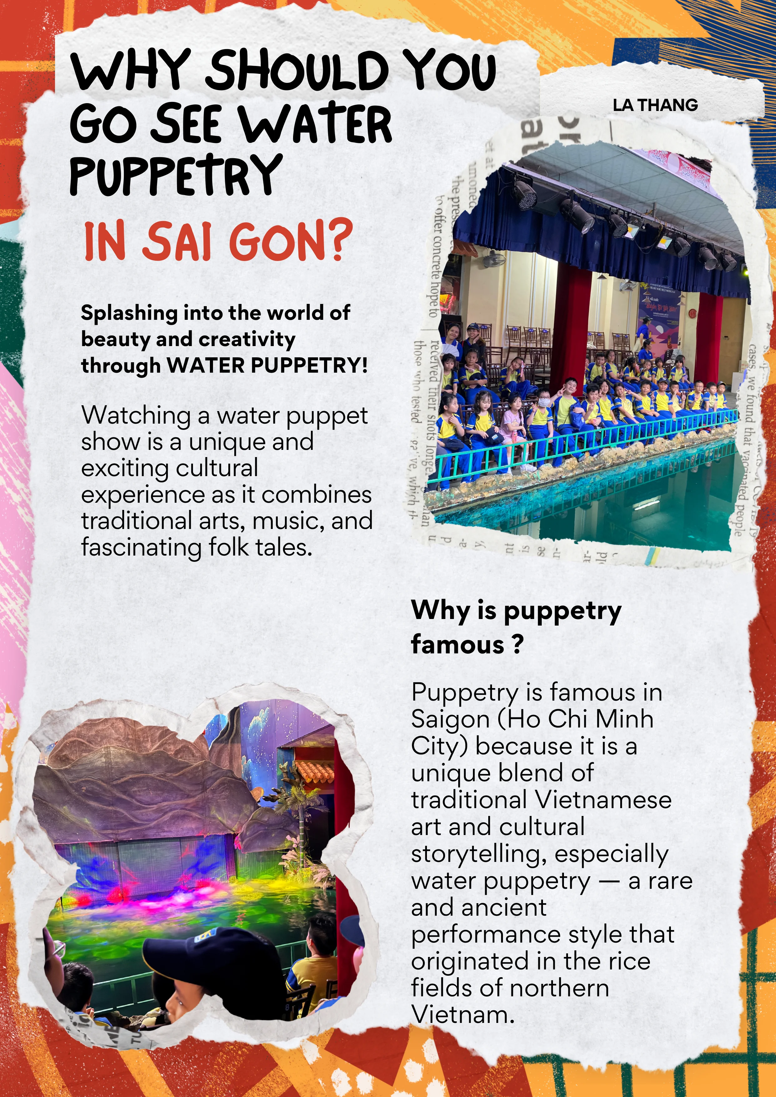 Why should you go see Water Puppetry in Sai Gon?