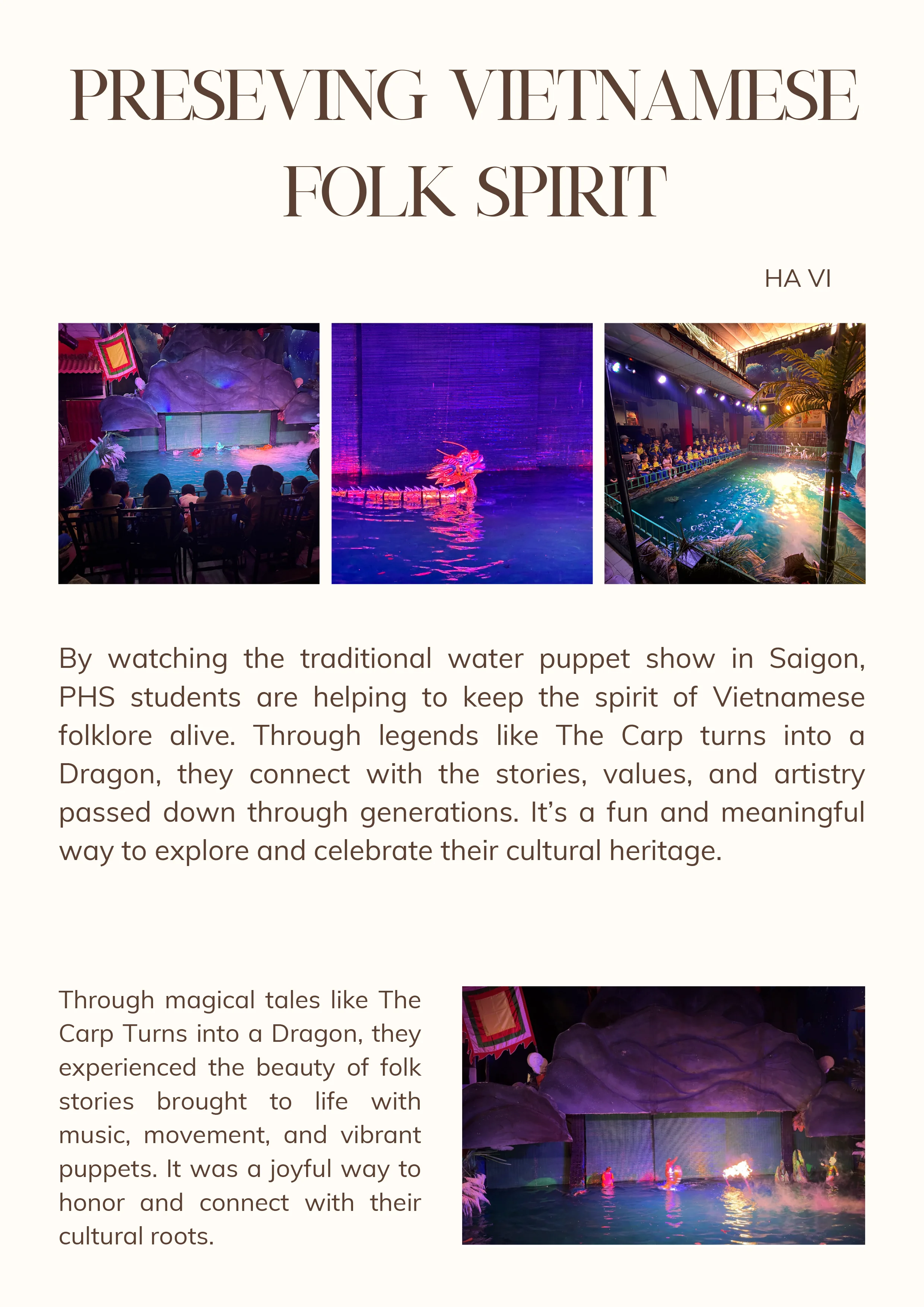 Preseving Vietnamese Folk Spirit