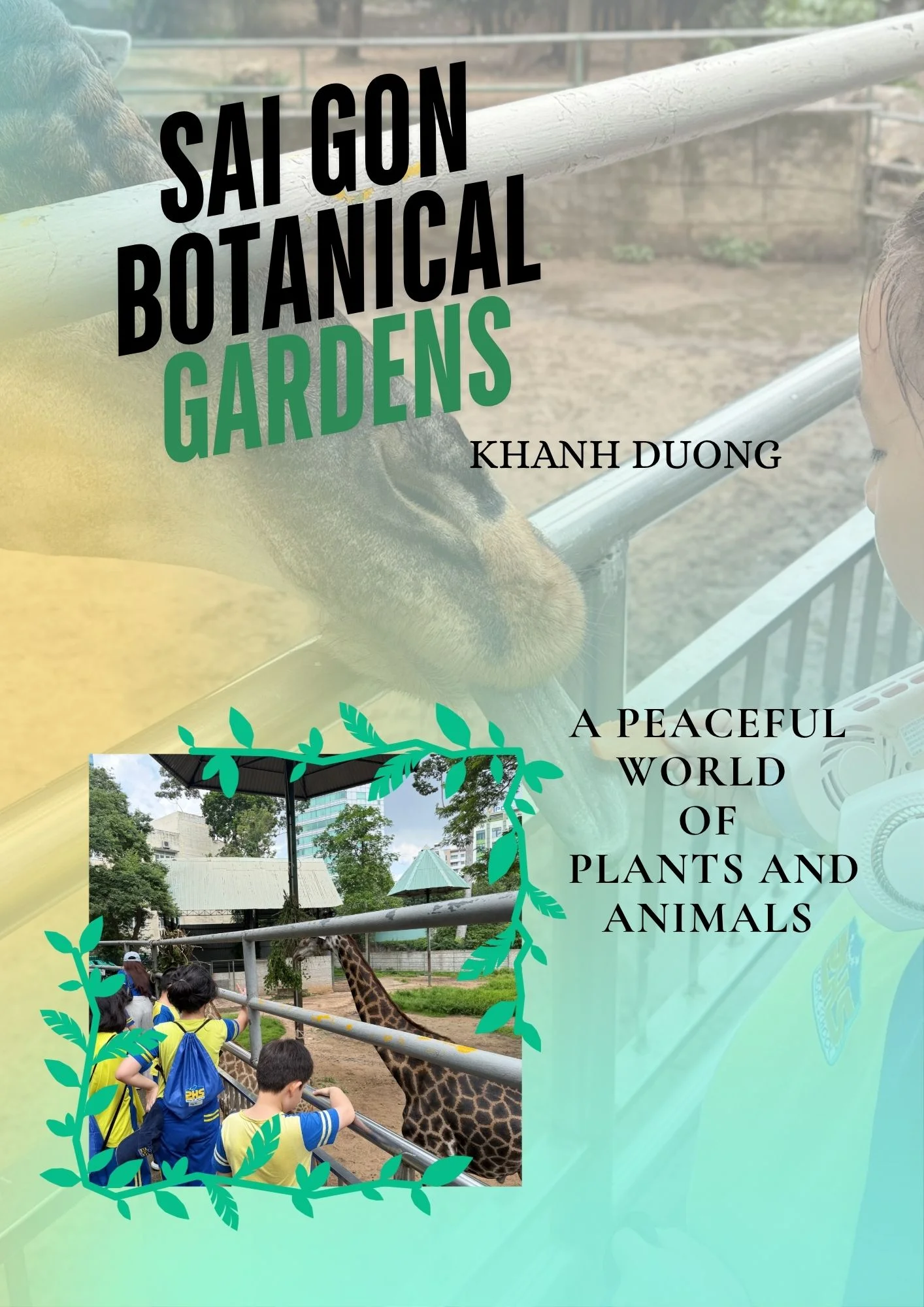 A peaceful world of plants and animals