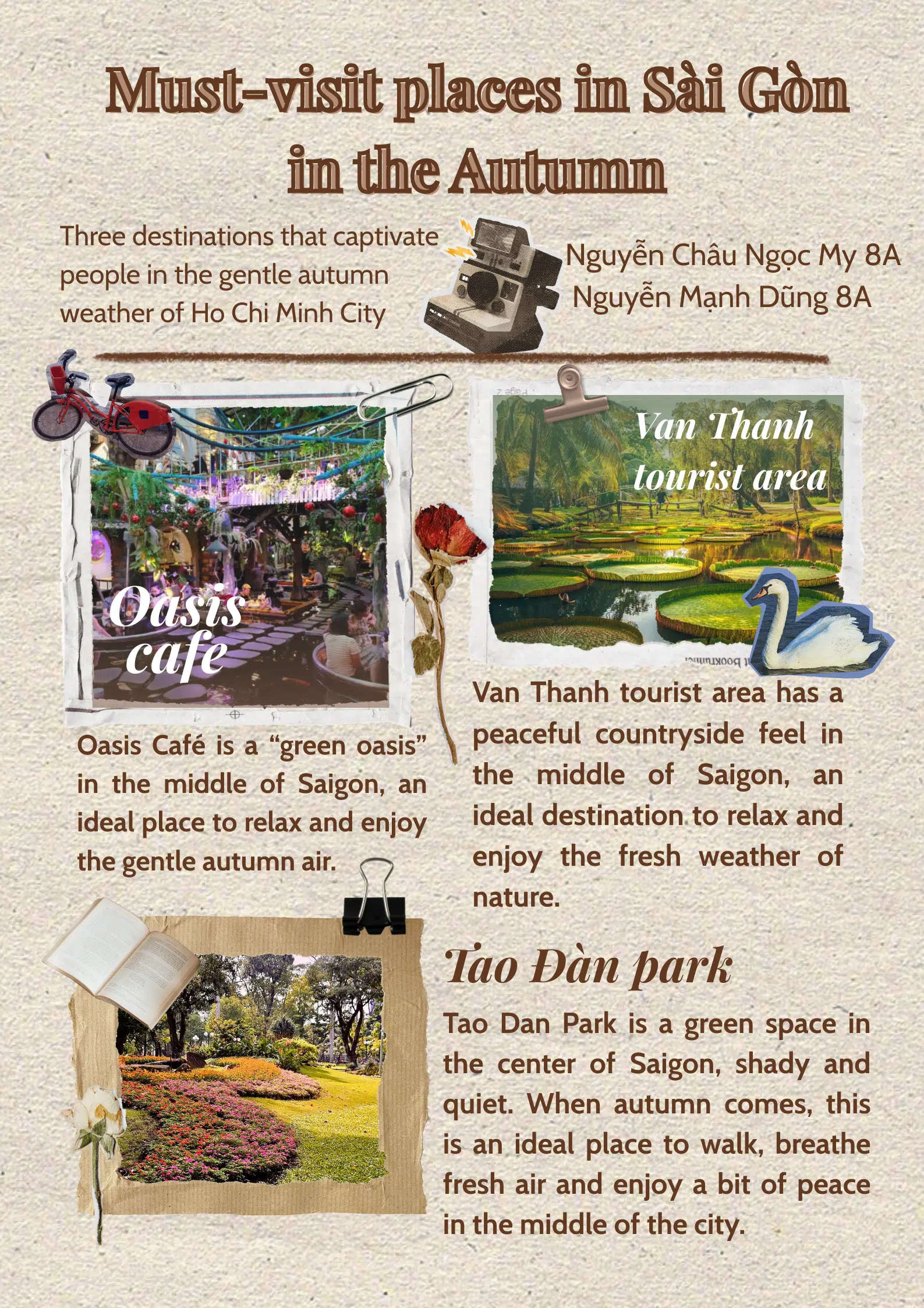 Must-visit places in Saigon in the Autumn
