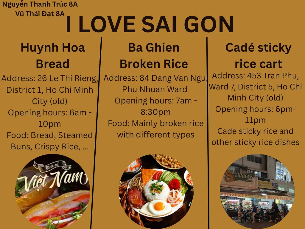 I love Sai Gon: Bread – Broken Rice – Sticky Rice