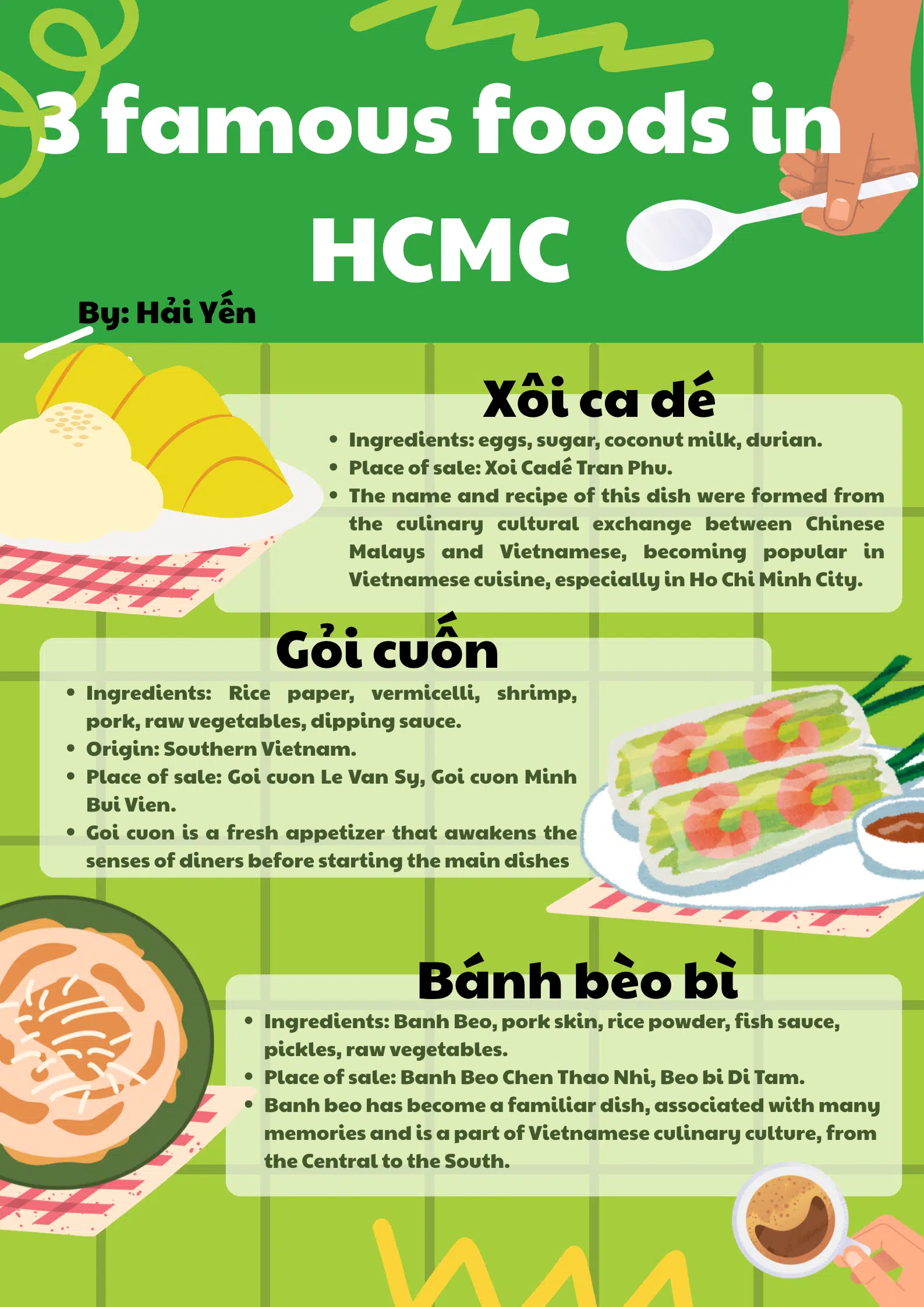 3 famous foods in HCM