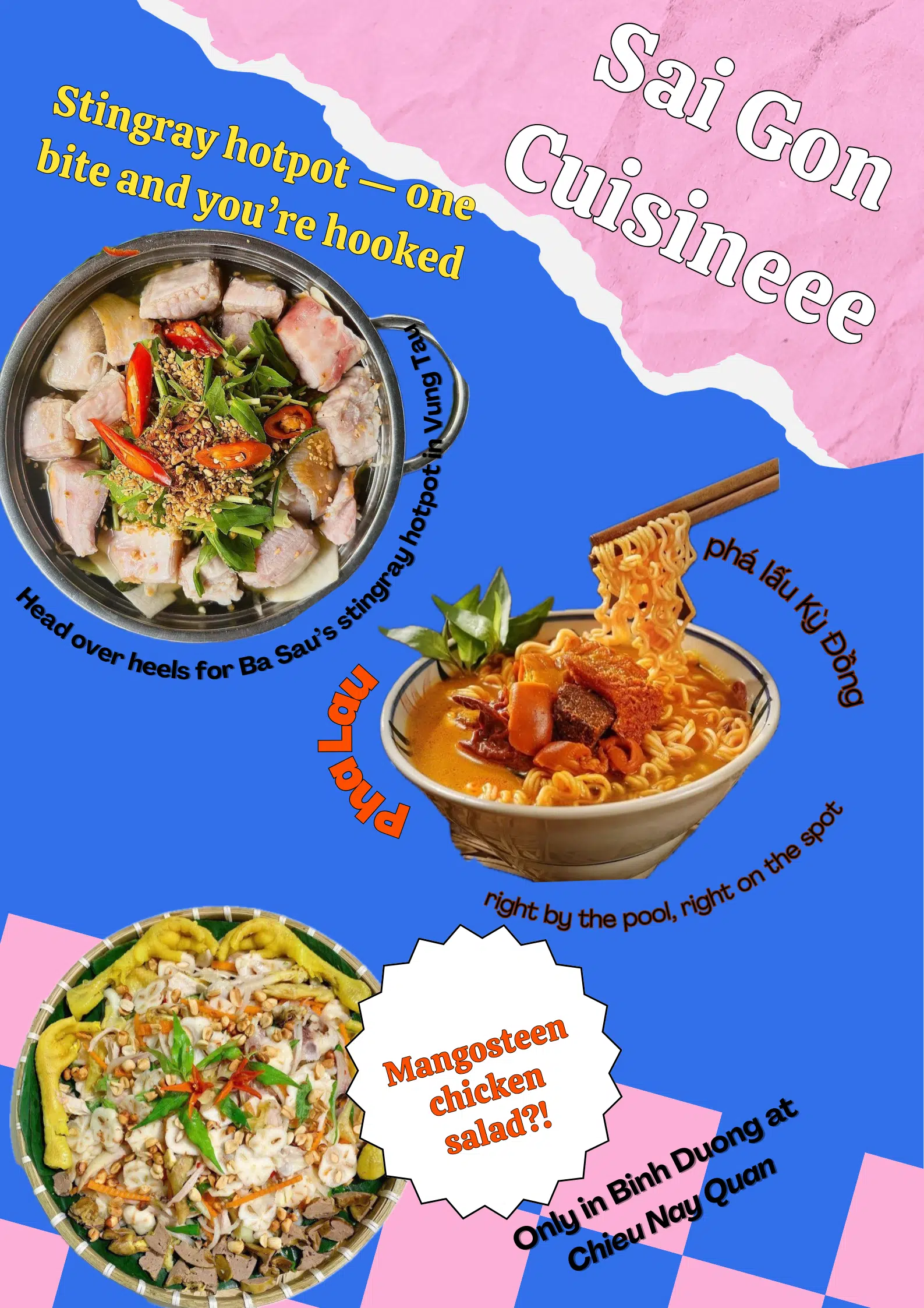 Mangosteen chicken salad?!