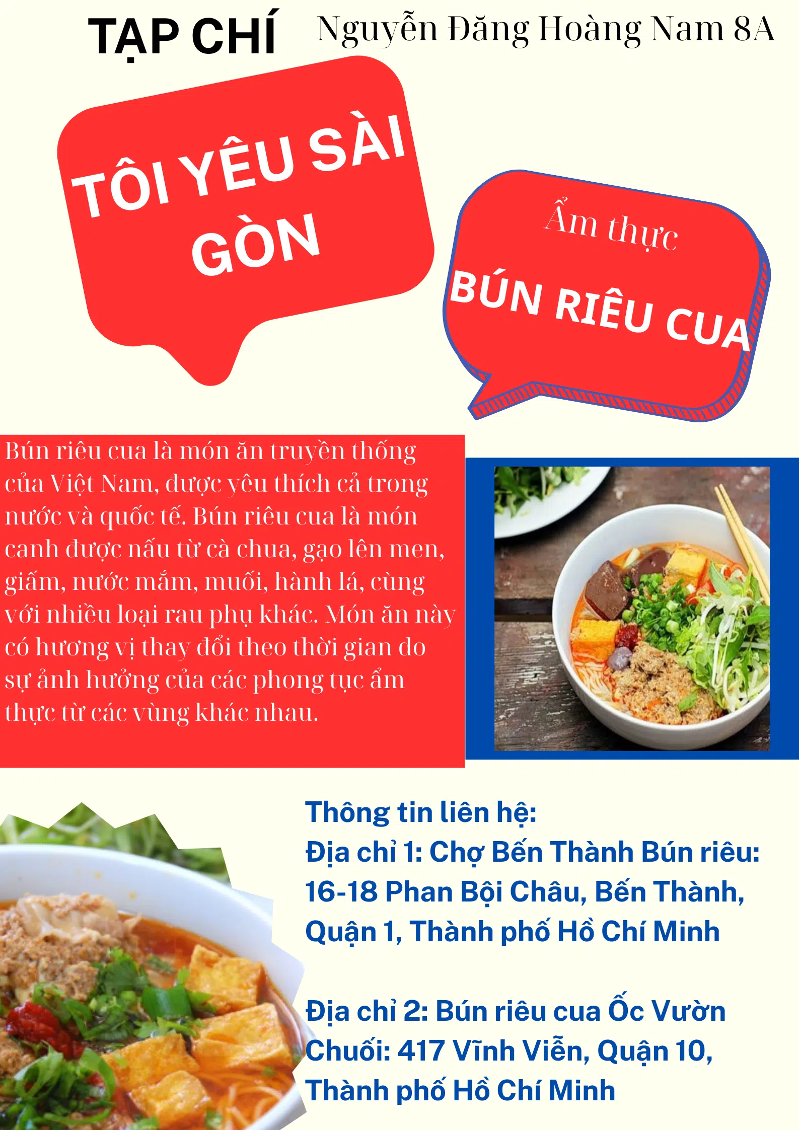 Bún riêu cua