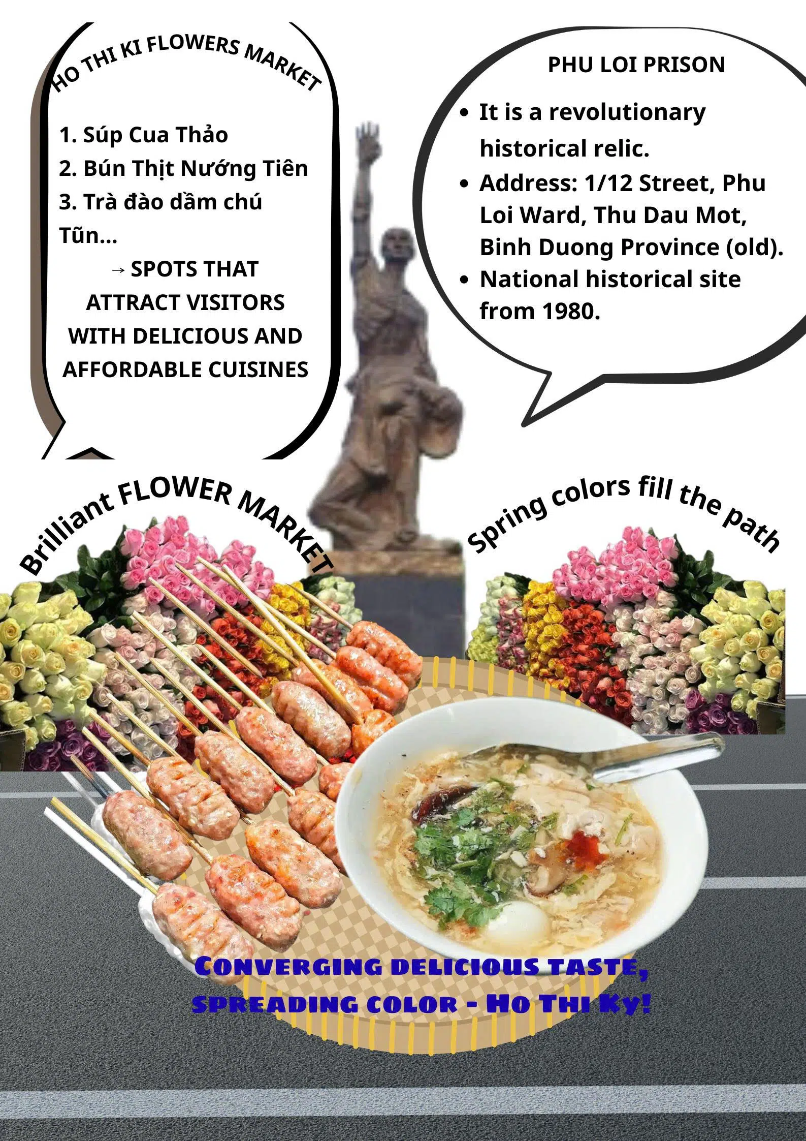 Converging delicious taste, spreading color – Ho Thi Ky!