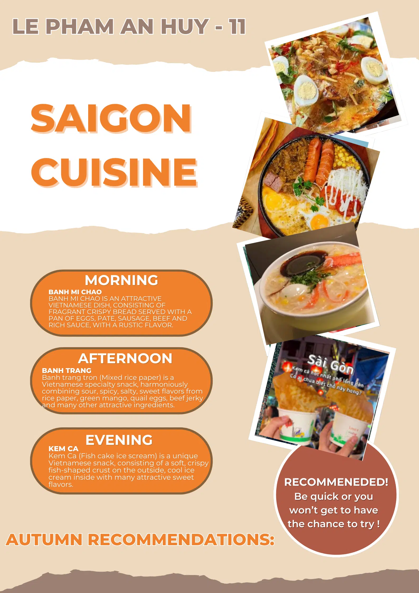 Autumn Recommendations