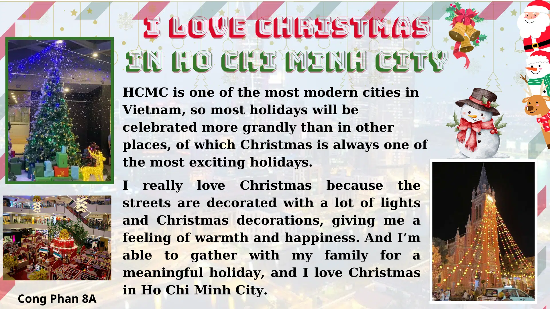 I Love Christmas in Ho Chi Minh City
