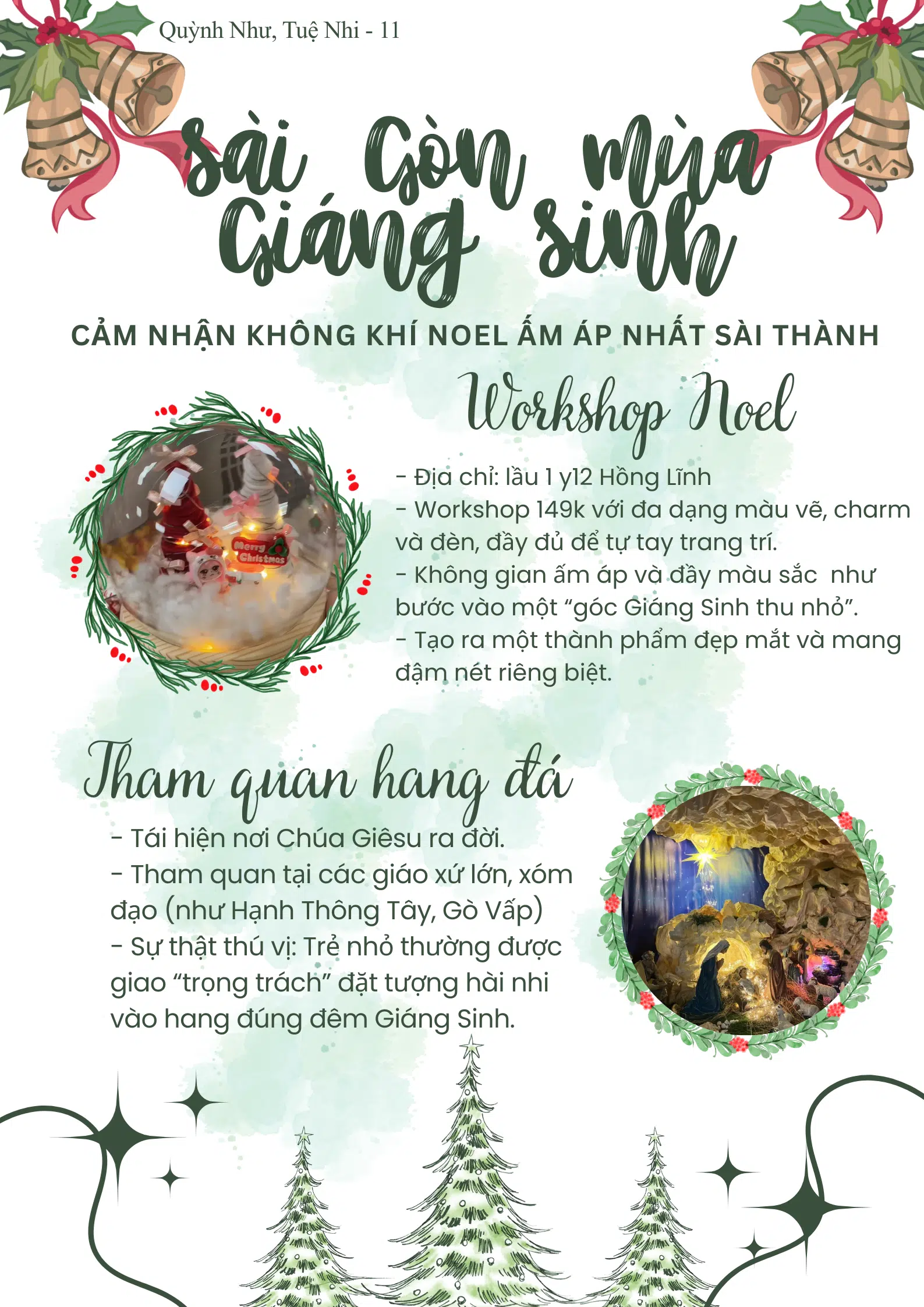 Cảm nhận không khí Noel ấm áp nhất Sài Thành
