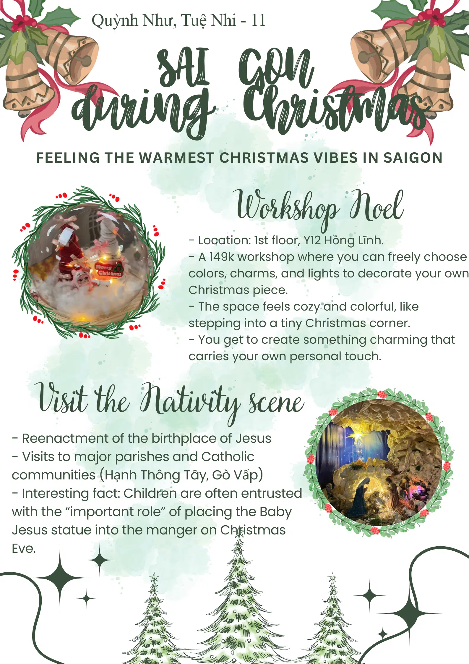 Feeling the warmest christmas vibes in Saigon