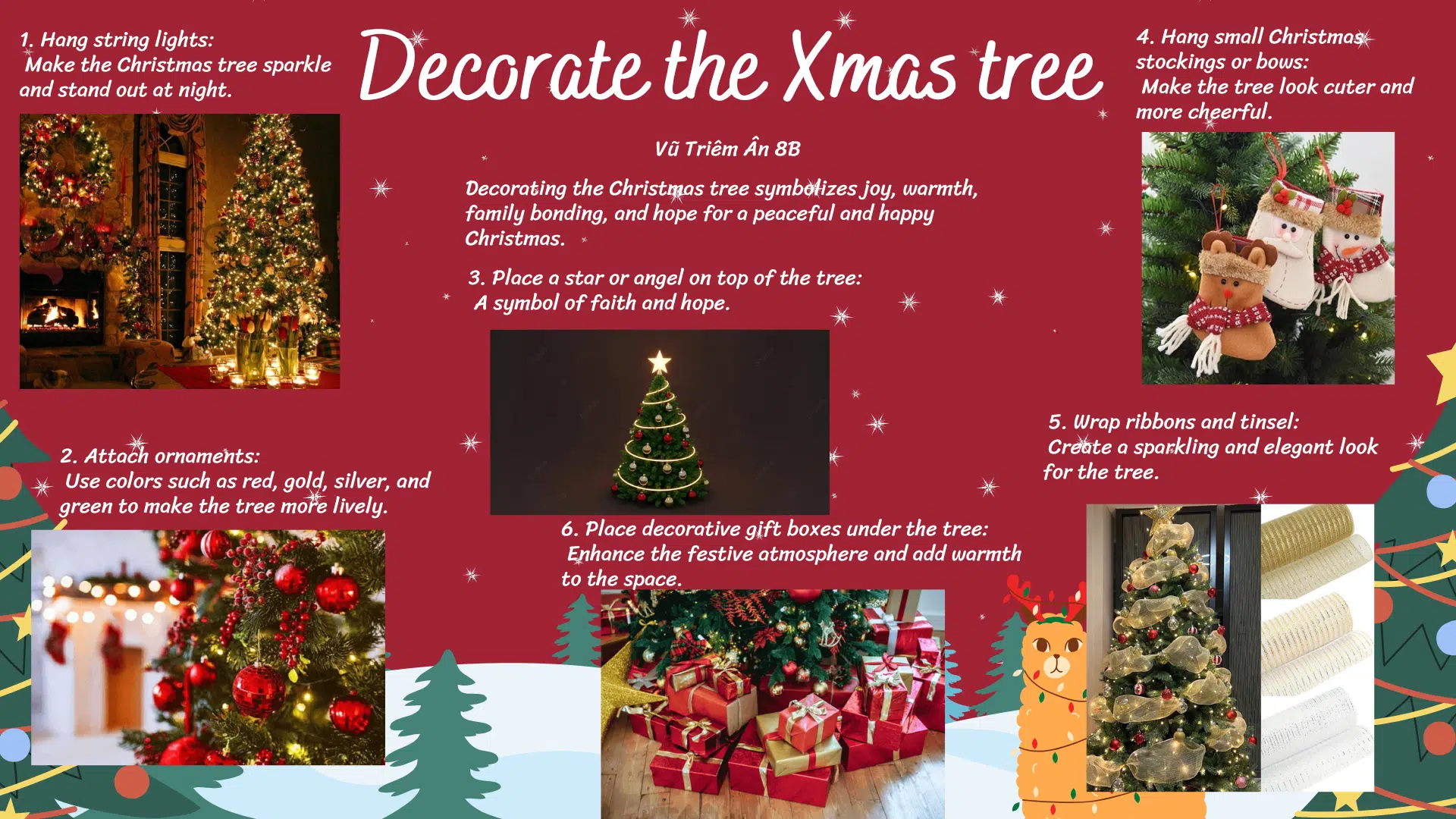 Decarate the Xmas tree