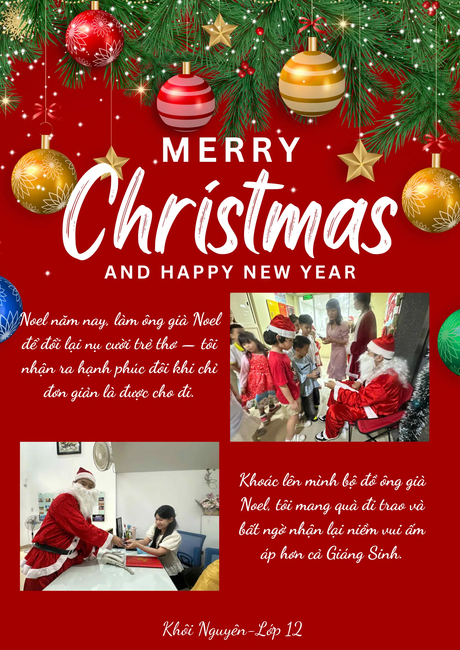 Noel năm nay làm ông già Noel