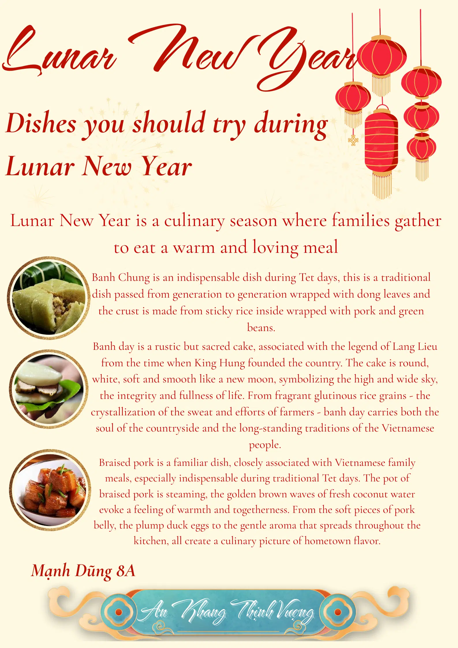 Dishes you should try during Lunar New Year
