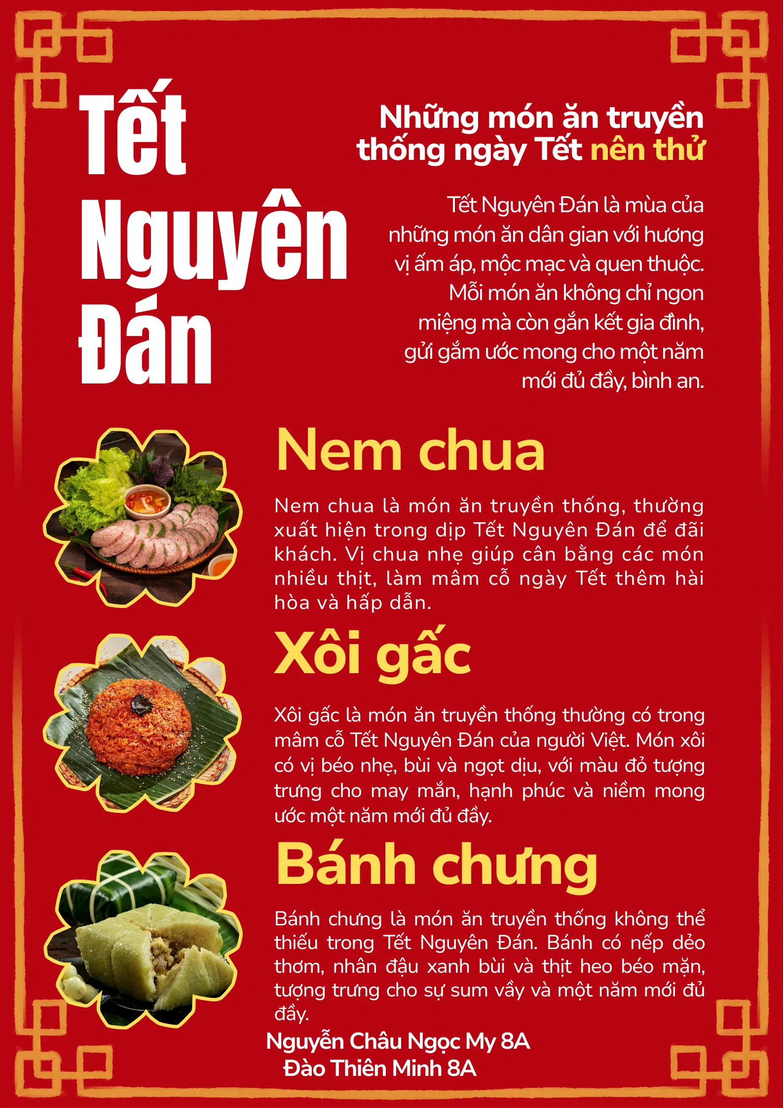 Những món ăn truyền thống ngày Tết nên thử