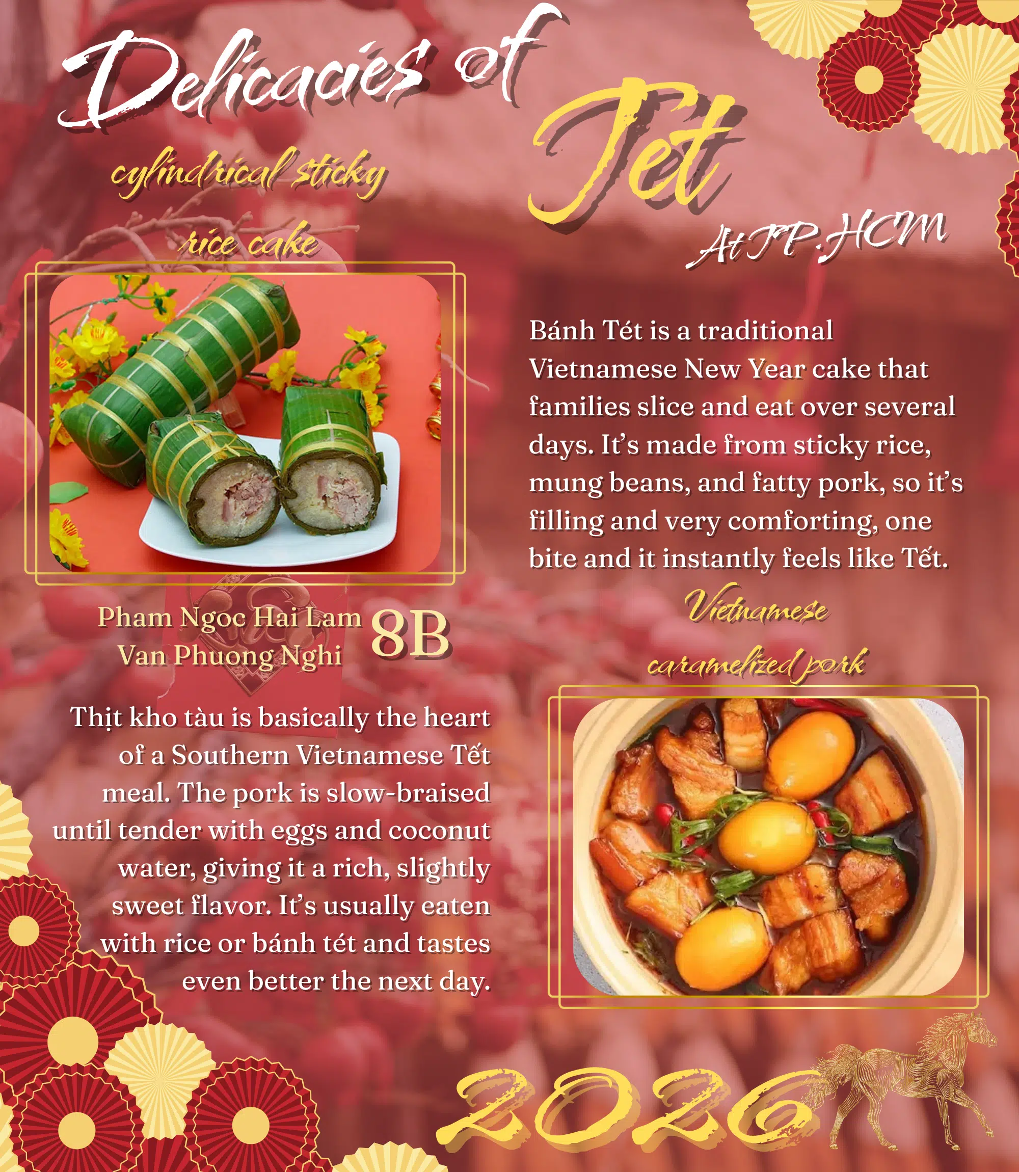 Delicacies of TET at HCMC