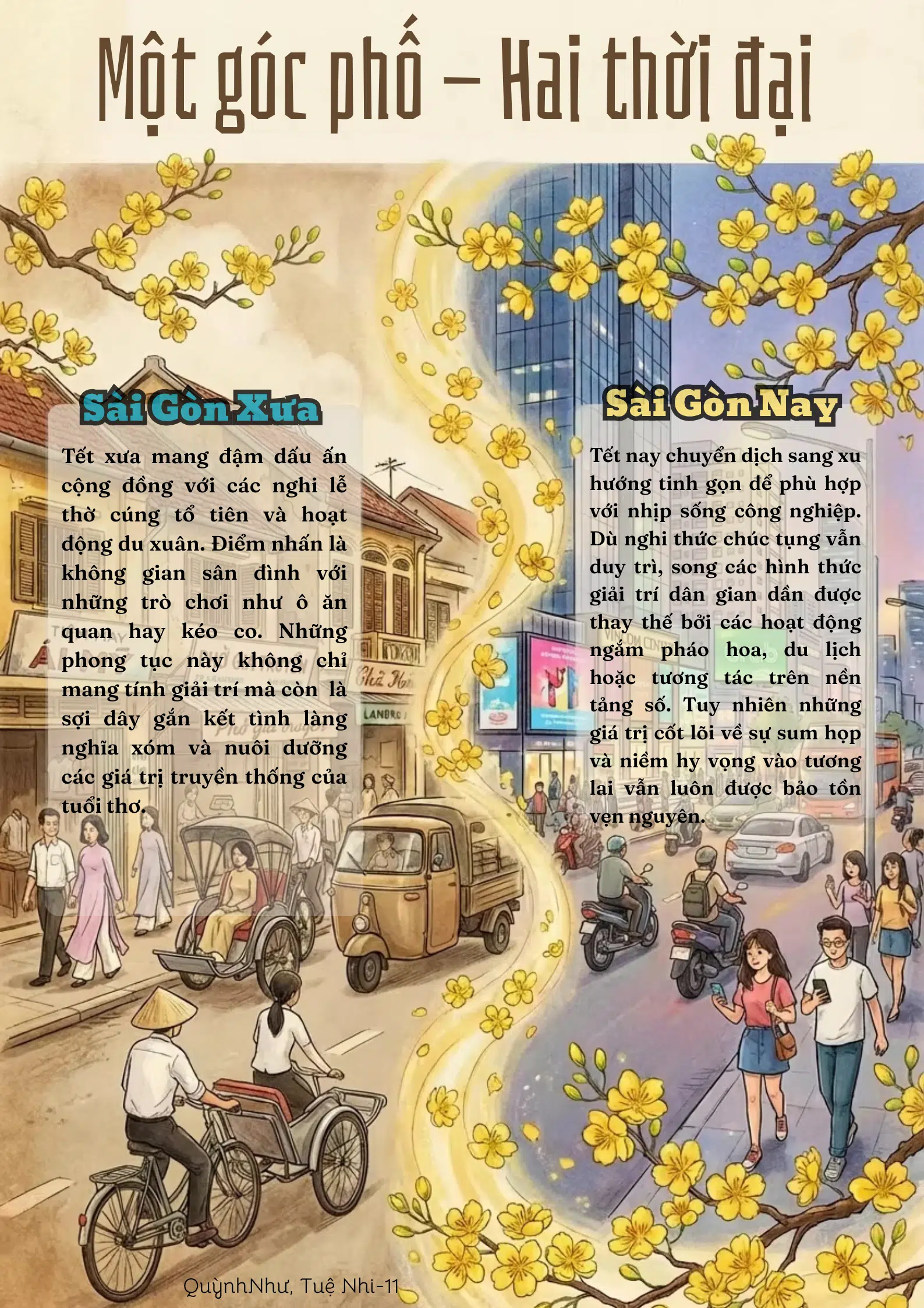 Một góc phố – Hai thời đại