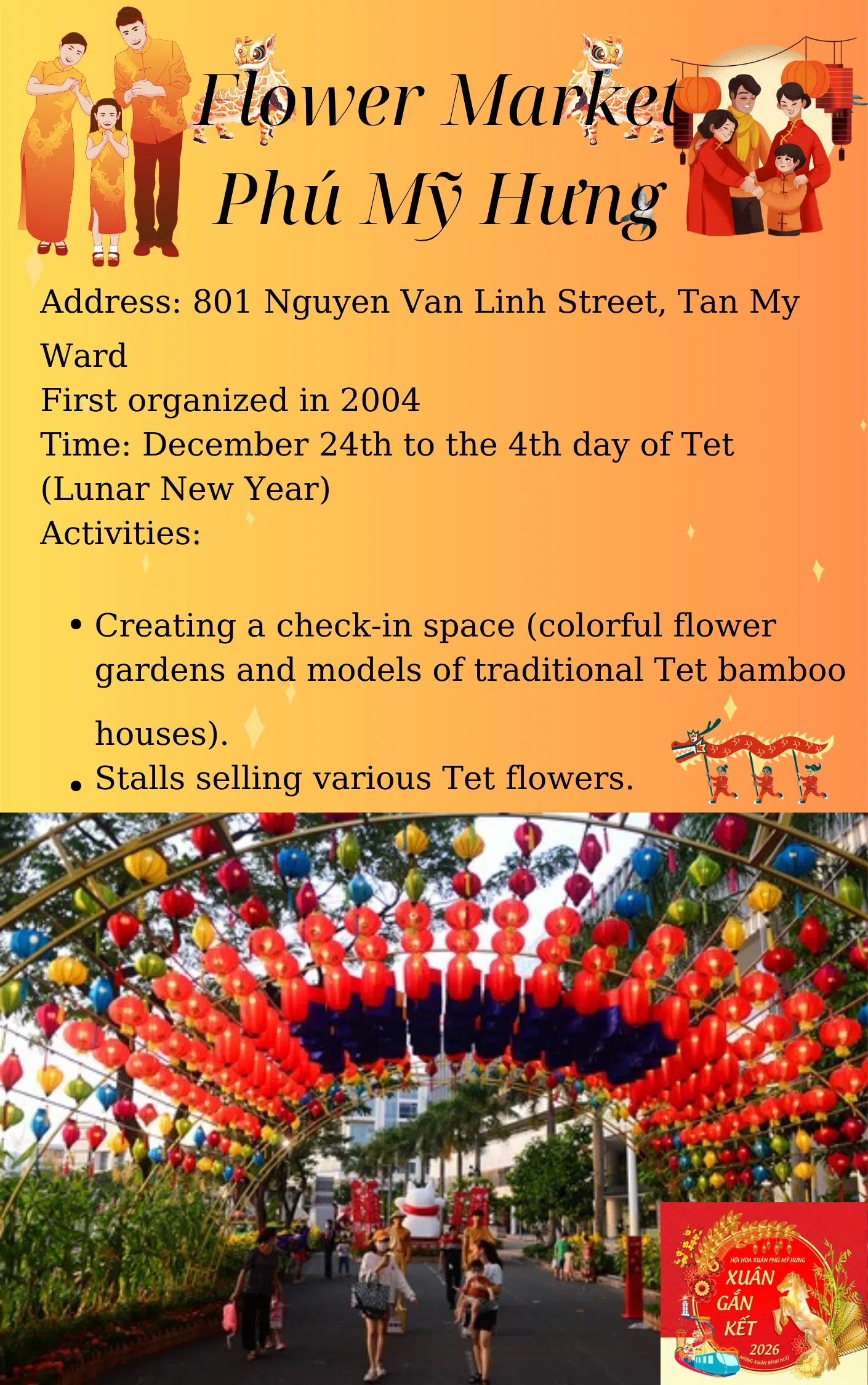 Flower market Phu My Hung