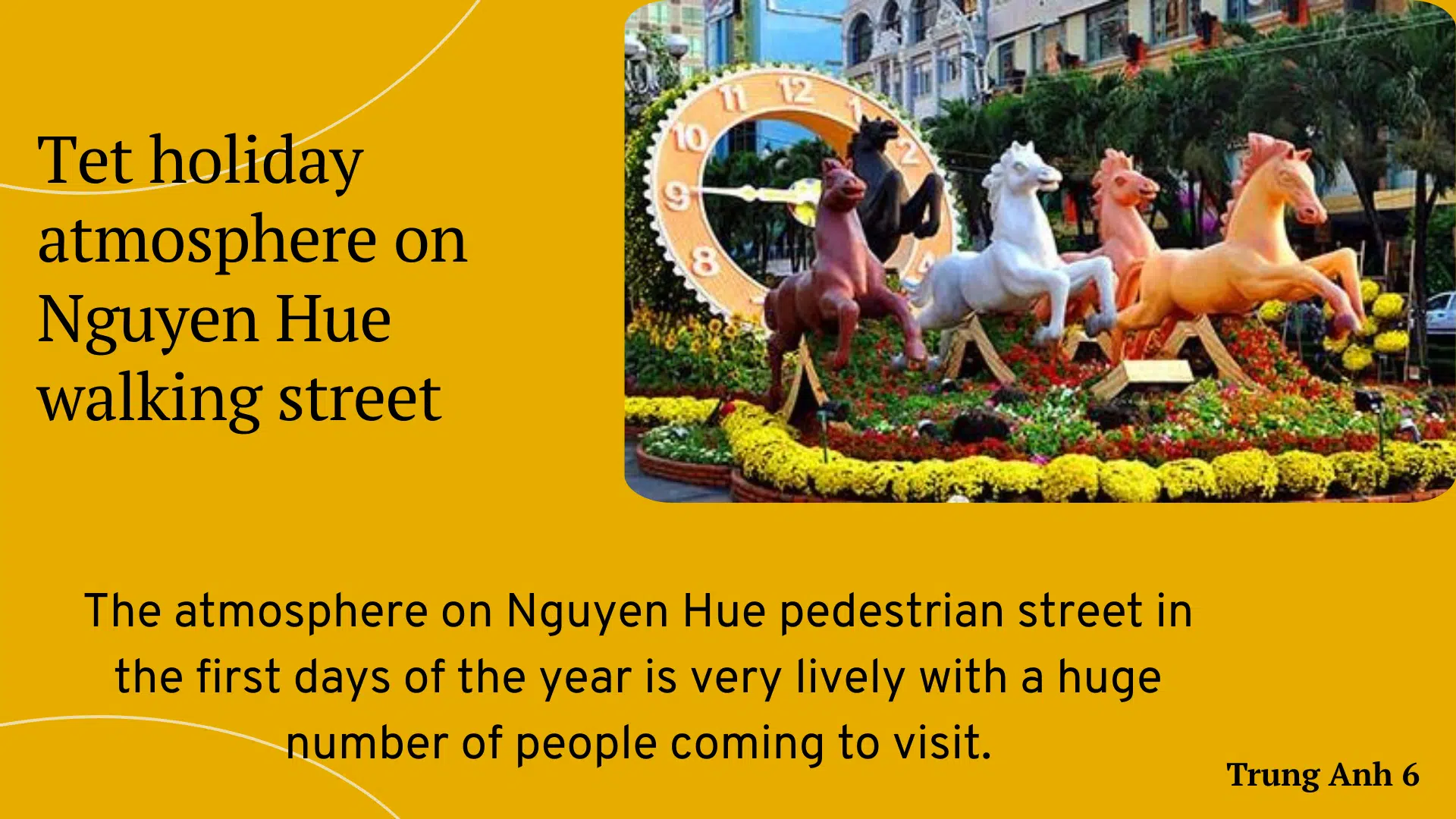 Tet holiday atmosphere on Nguyen Hue walking street