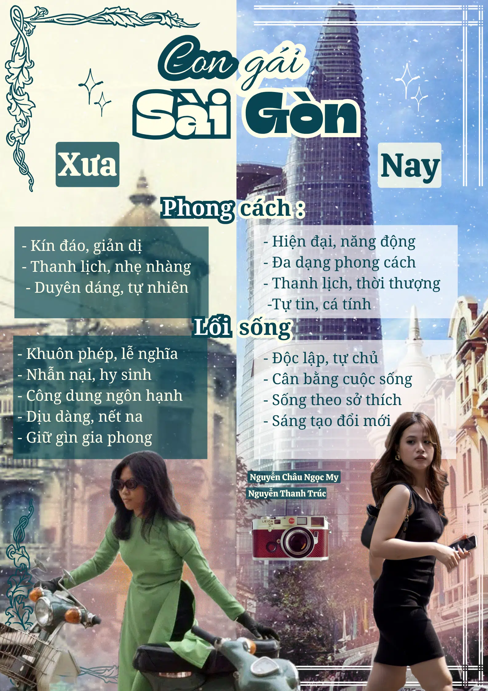 Con gái Sài Gòn: Xưa và Nay