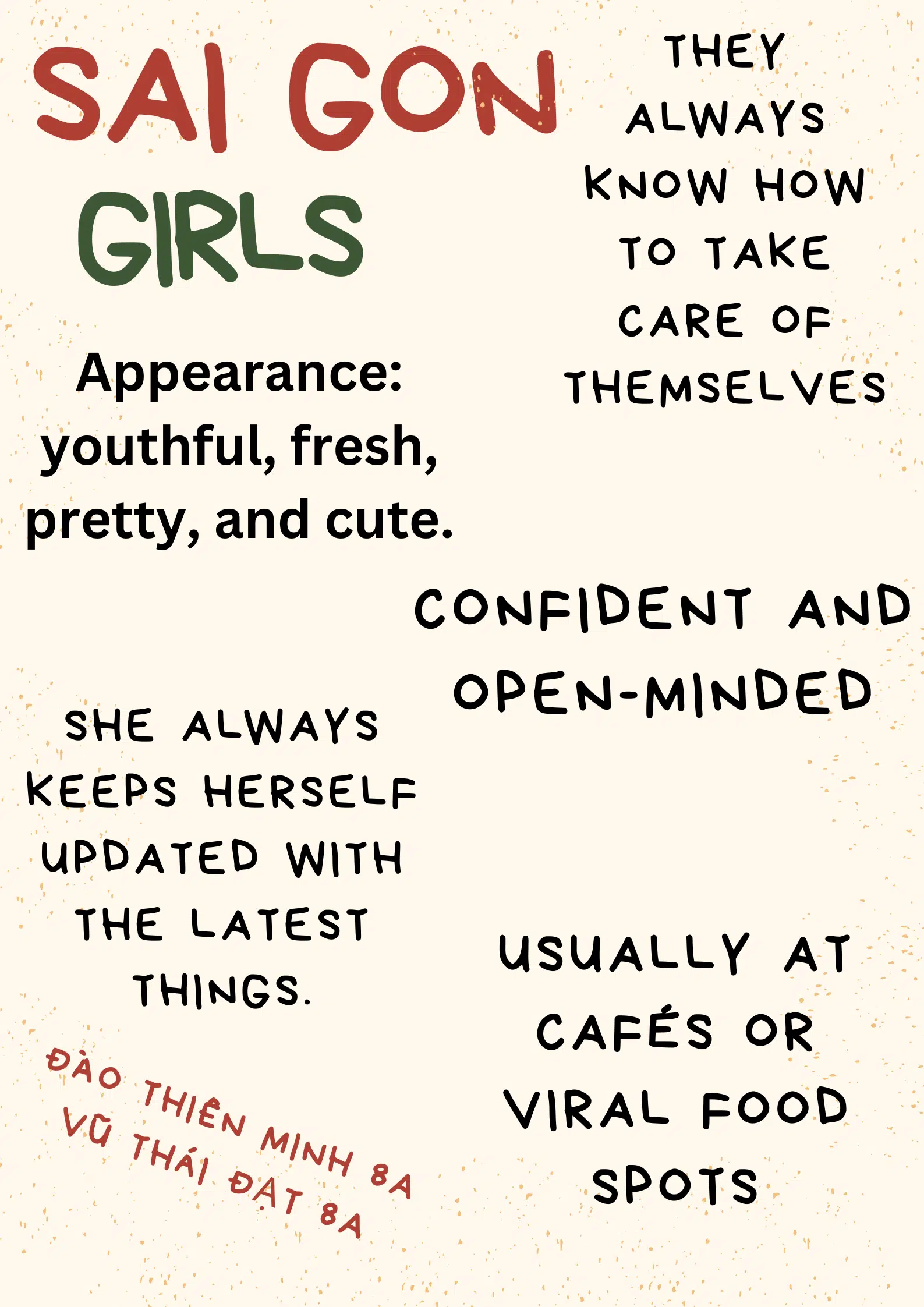 Saigon girls: confident and open-minded