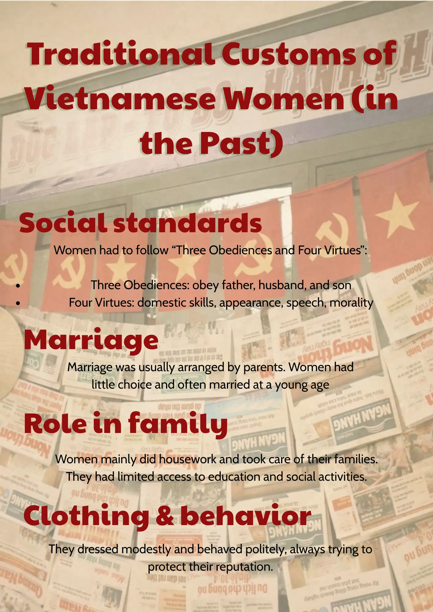 Traditional Customs of Vietnamese Woman