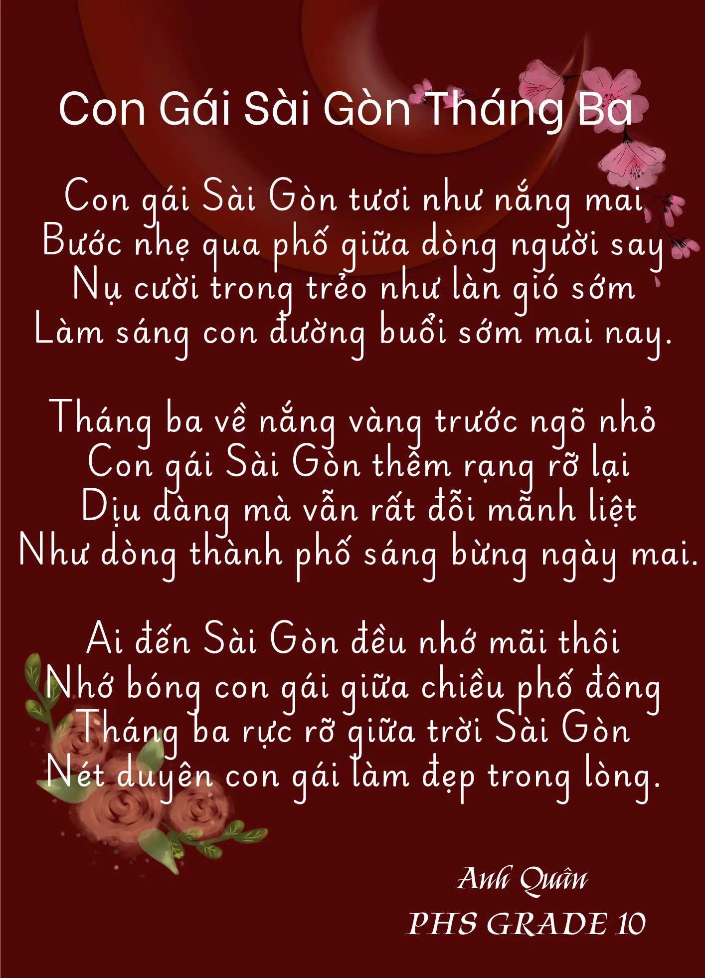 Con gái Sài Gòn tháng Ba
