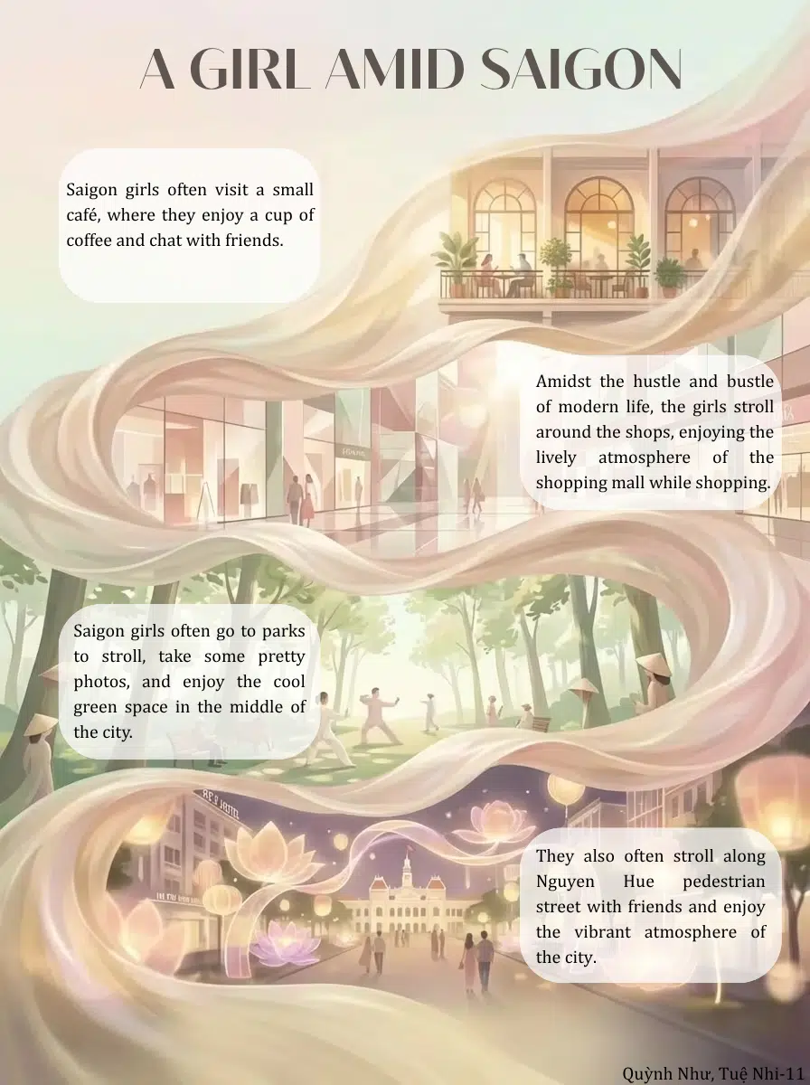 A girl amid Saigon
