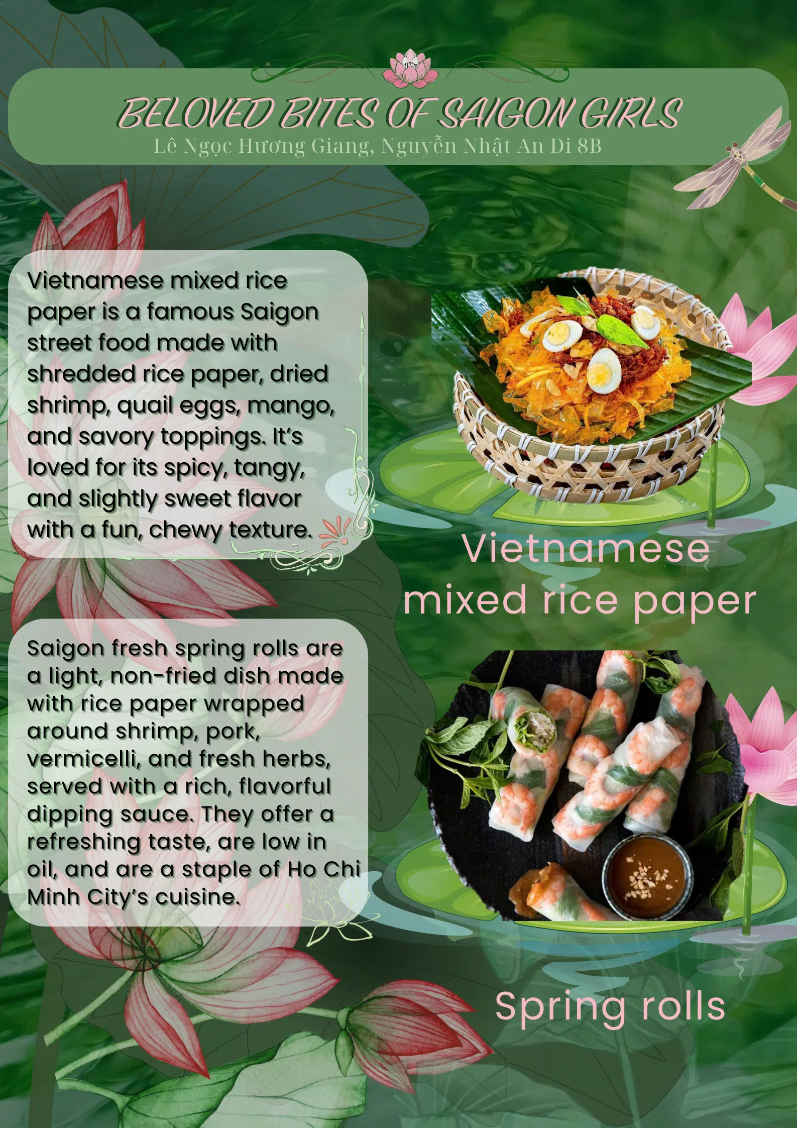 Beloved bites of Saigon Girls