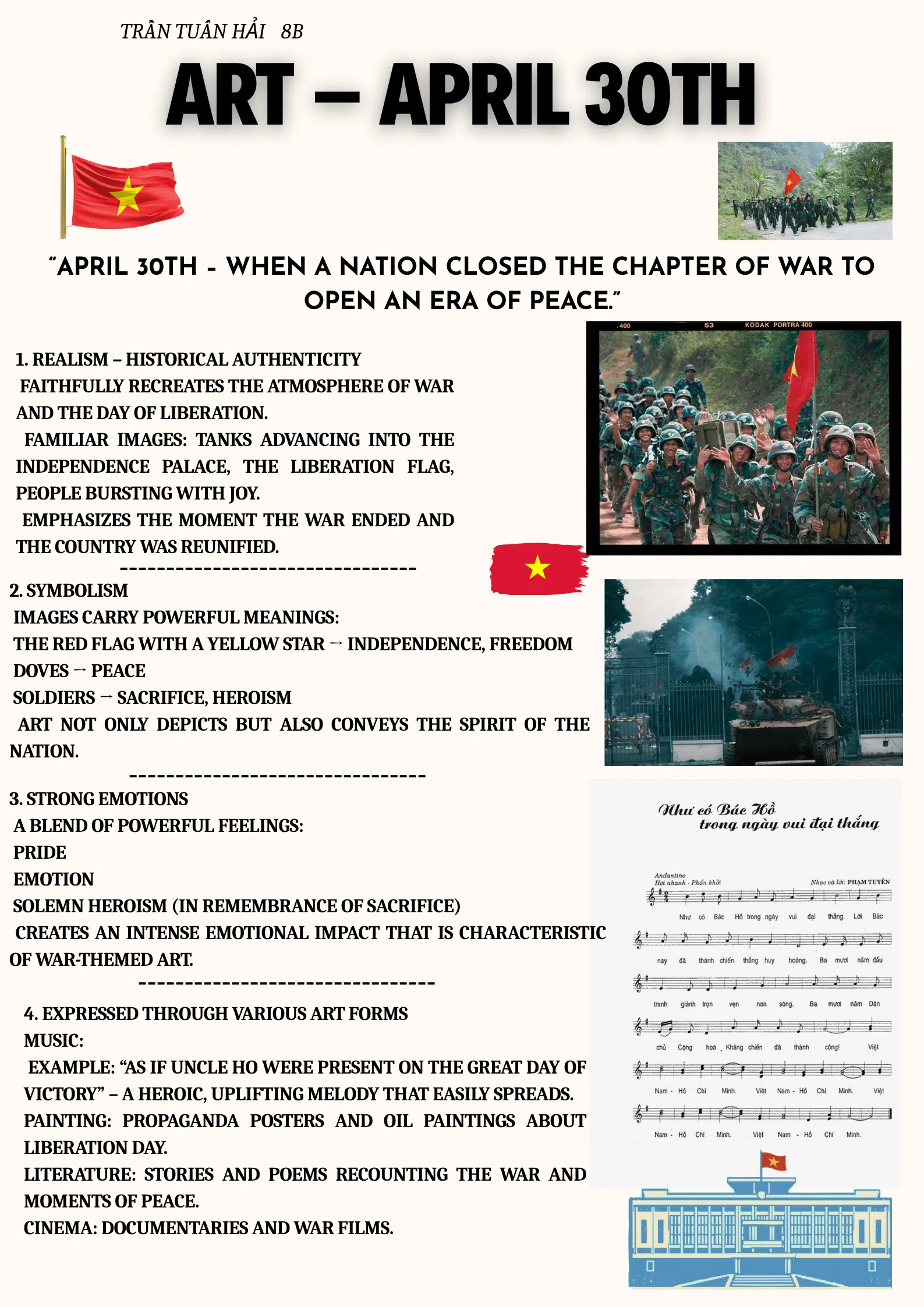 April 30th – When a nation closed the chapter of war to open an era of peace