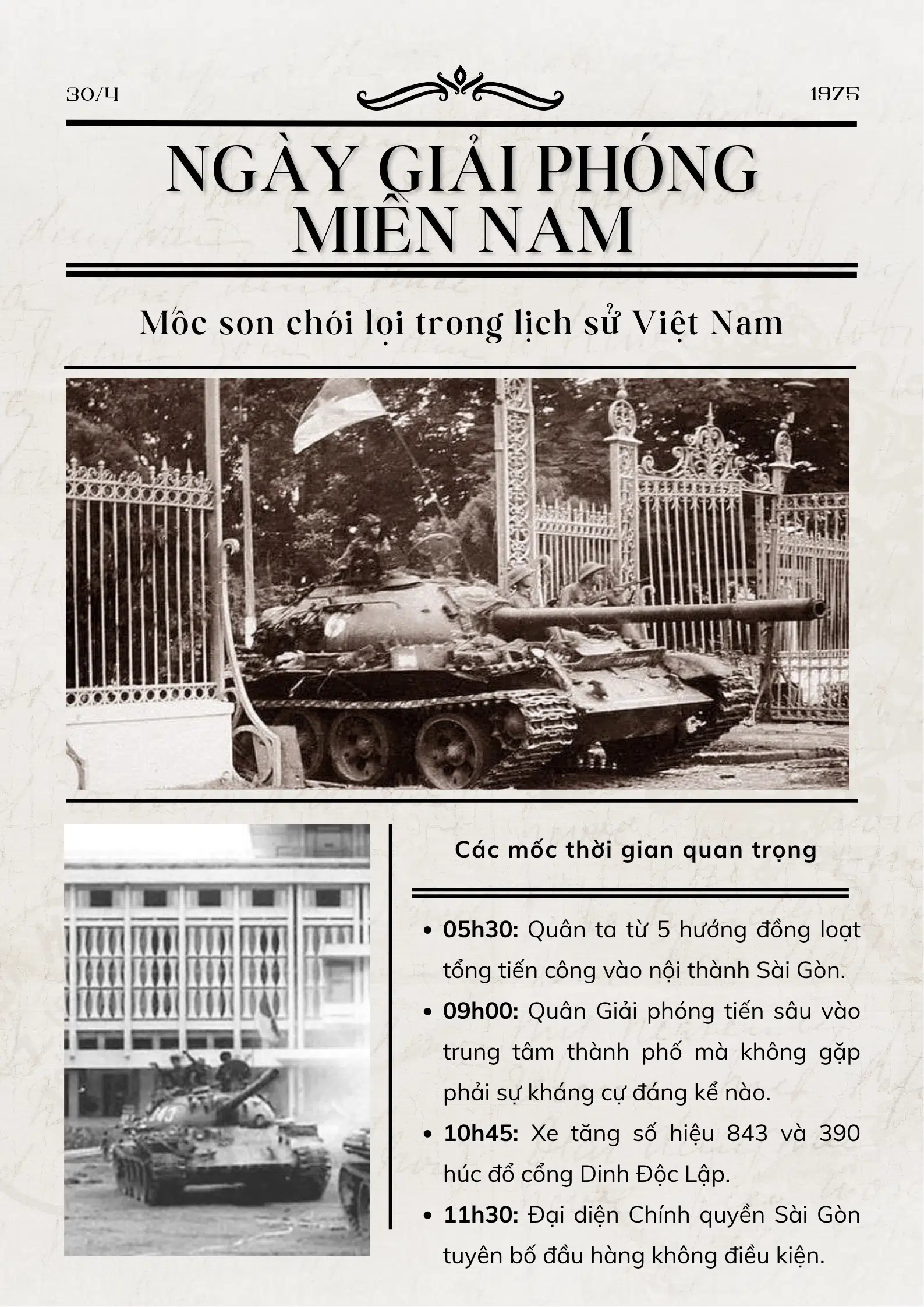 Ngày giải phóng miền Nam – Mốc son chói lọi trong lịch sử Việt Nam