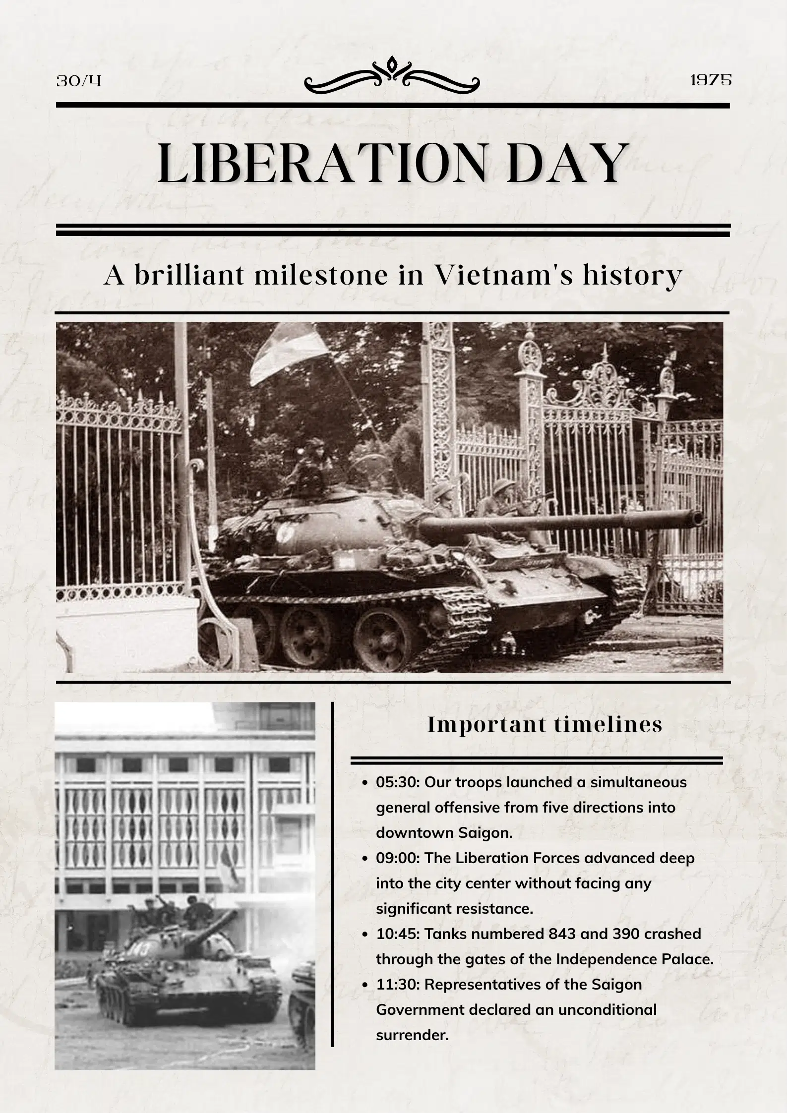 Liberation day – A brilliant milestone in Vietnam’s history