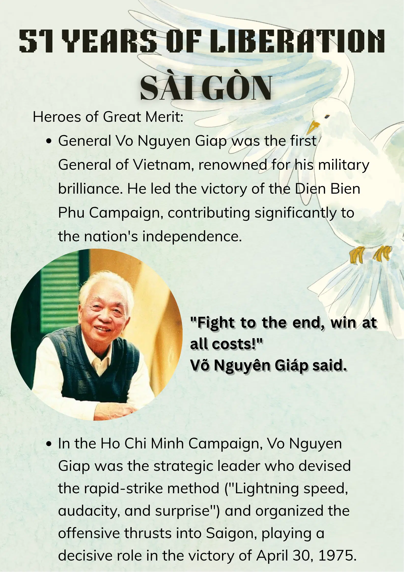 Saigon, 51 years of liberation